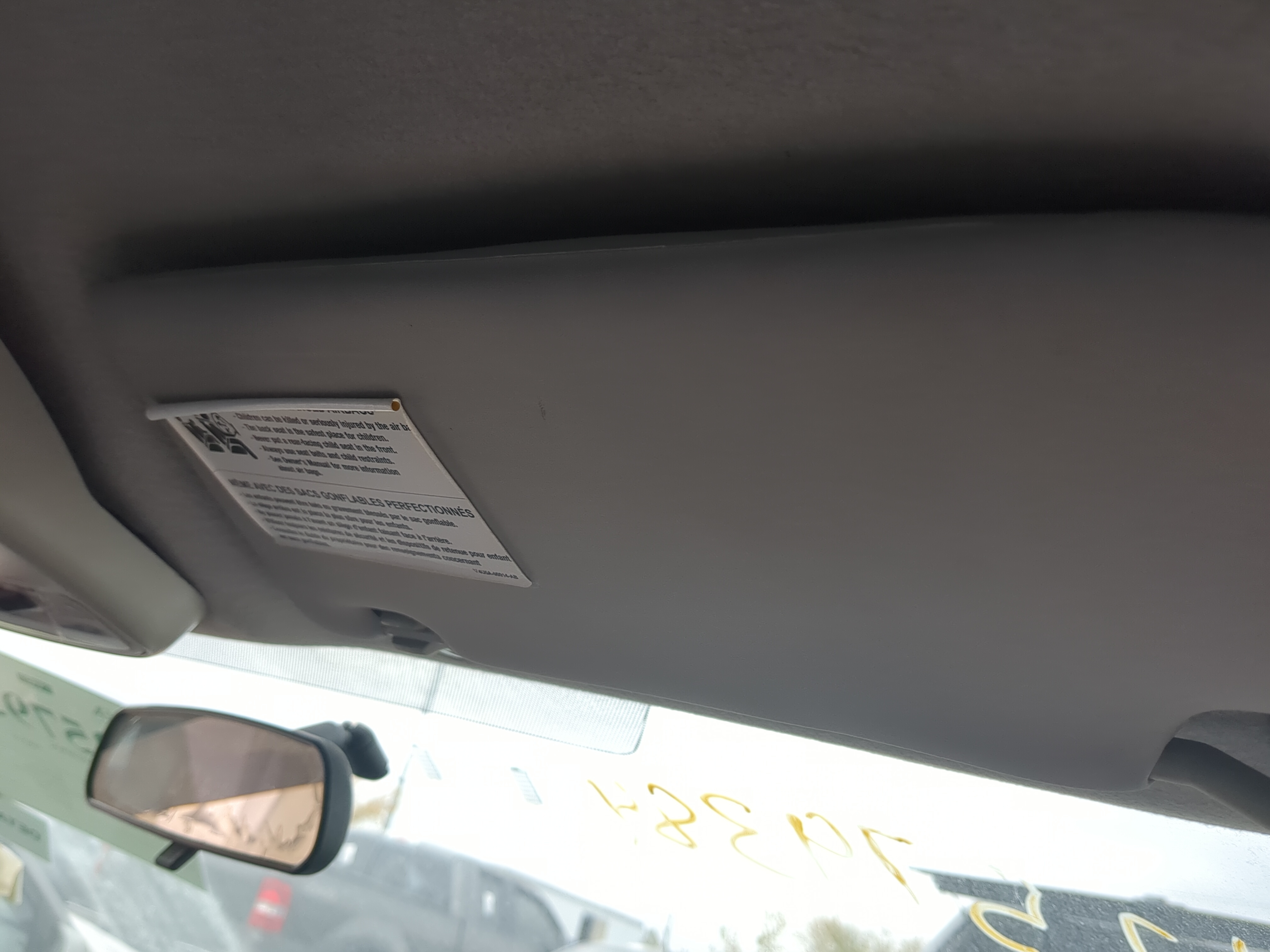 2005-2007 Ford Focus Passenger Sun Visor Mirror Right Sunvisor 1212159 - Oemusedautoparts1.com