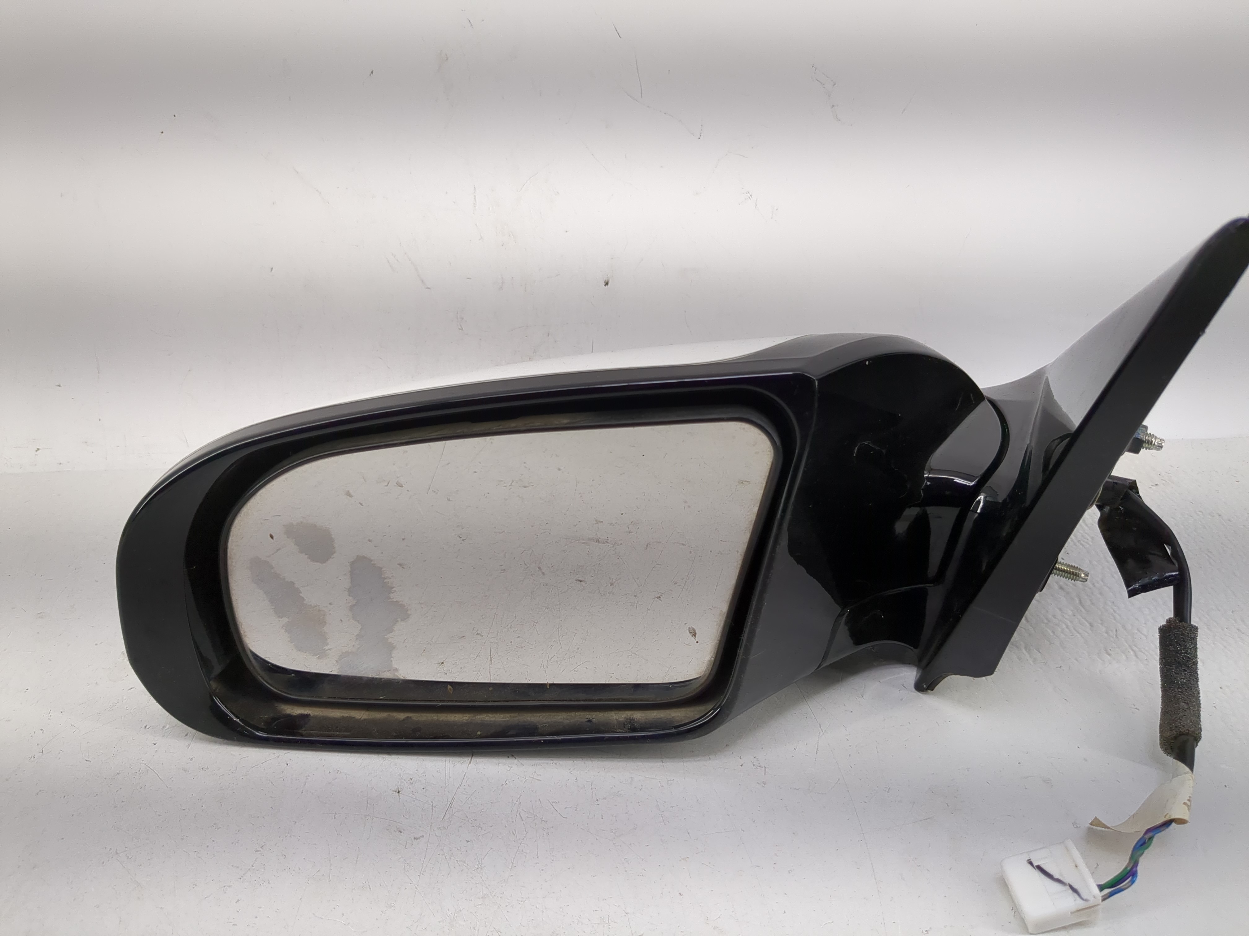 2009-2014 Nissan Maxima Driver Left Side View Power Door Mirror White 1212310 - Oemusedautoparts1.com
