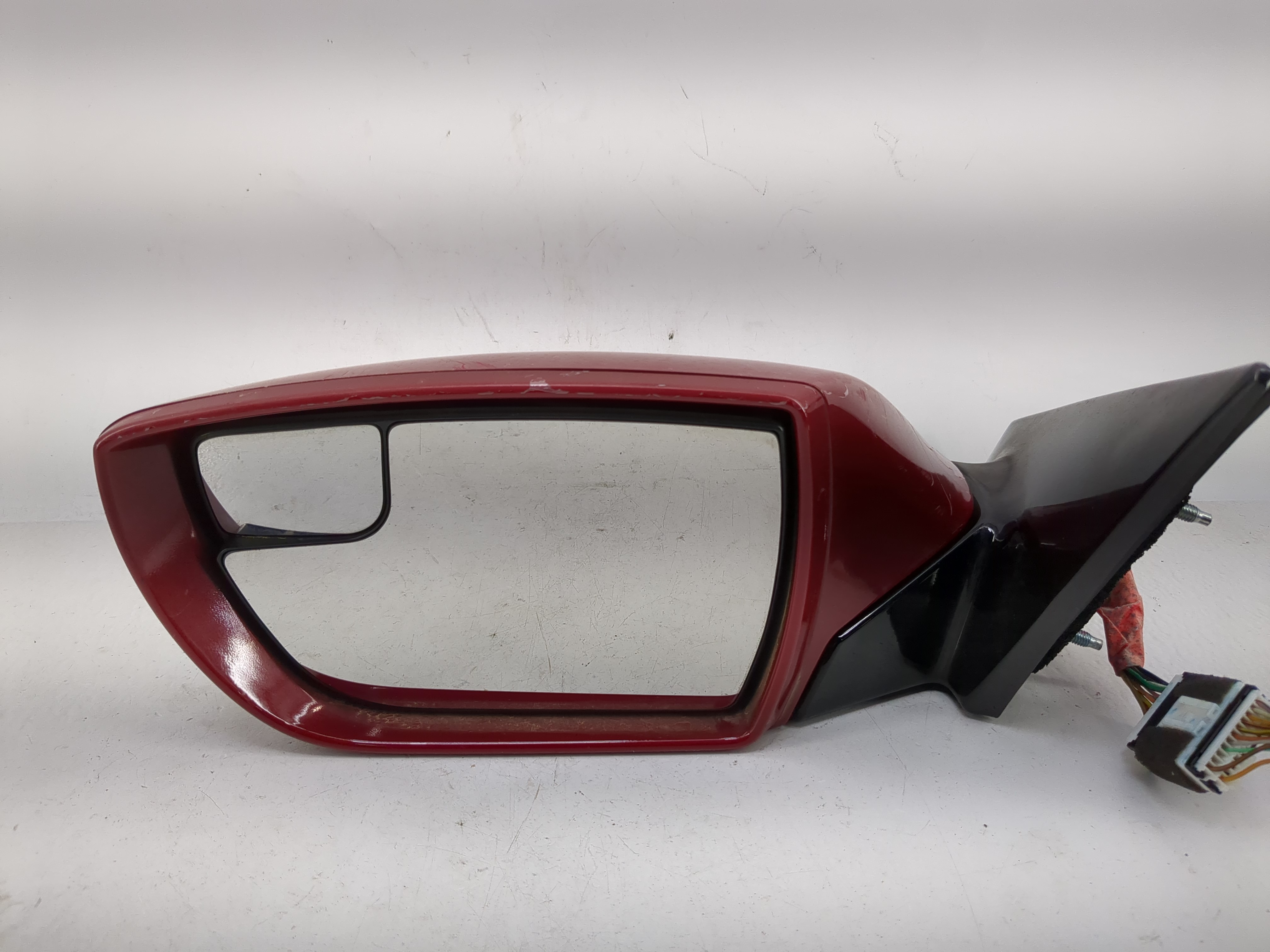 2014-2014 Hyundai Azera Driver Left Side View Power Door Mirror Red 1212312 - Oemusedautoparts1.com