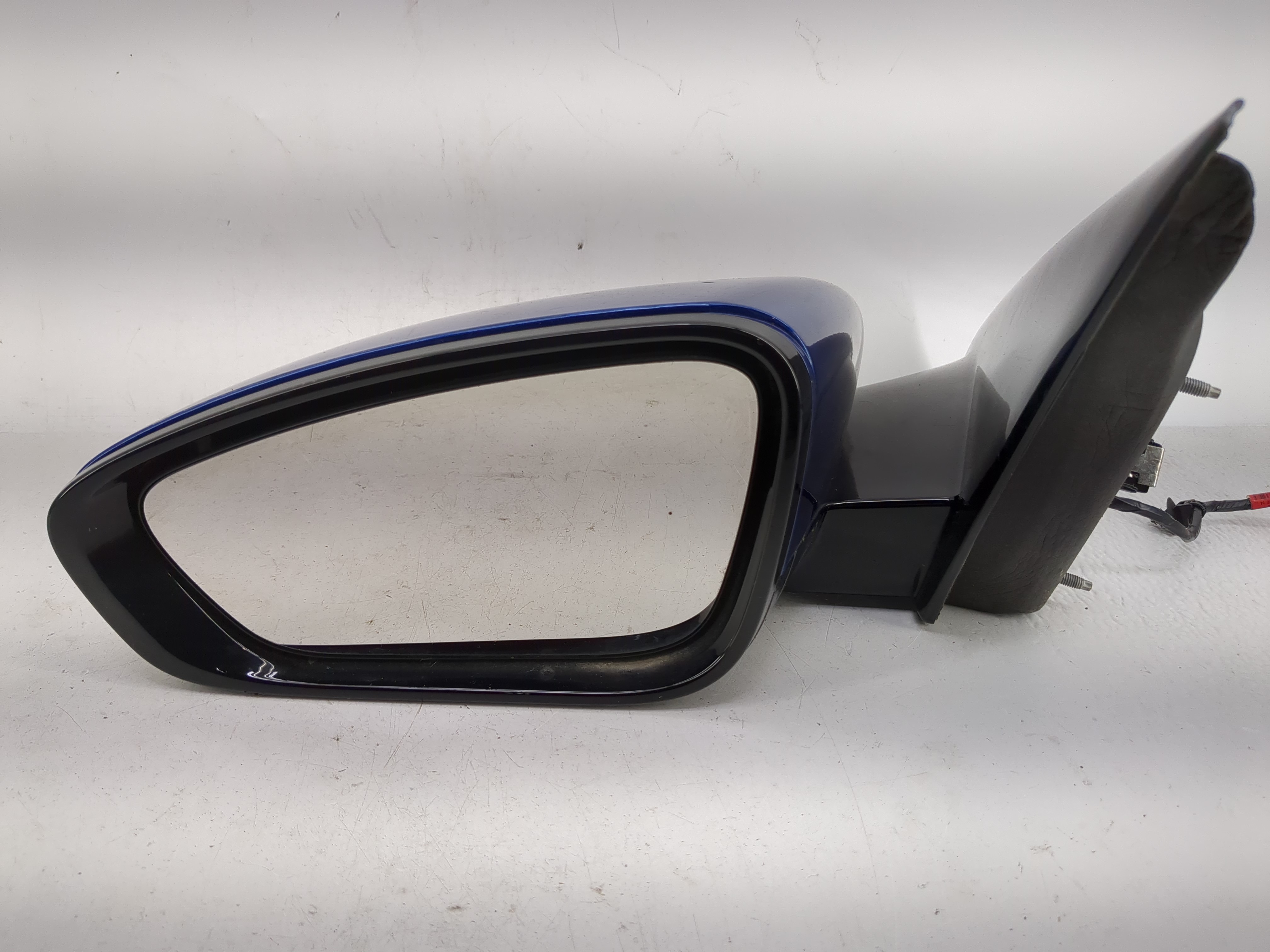 2009-2009 Audi A4 Passenger Right Side View Power Door Mirror Blue 1212314 - Oemusedautoparts1.com