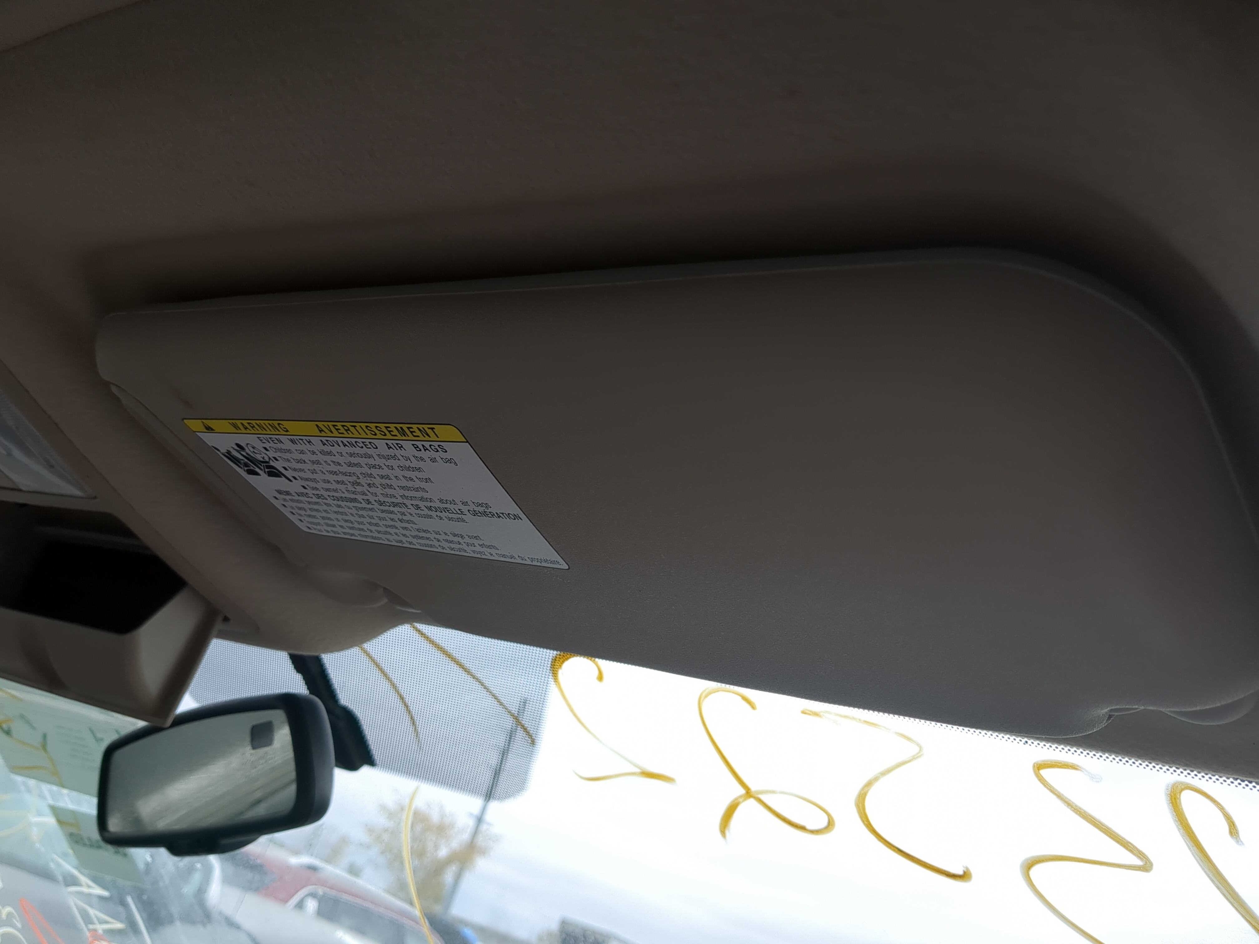 2006-2009 Toyota Rav4 Passenger Sun Visor Mirror Right Sunvisor 1212333 - Oemusedautoparts1.com