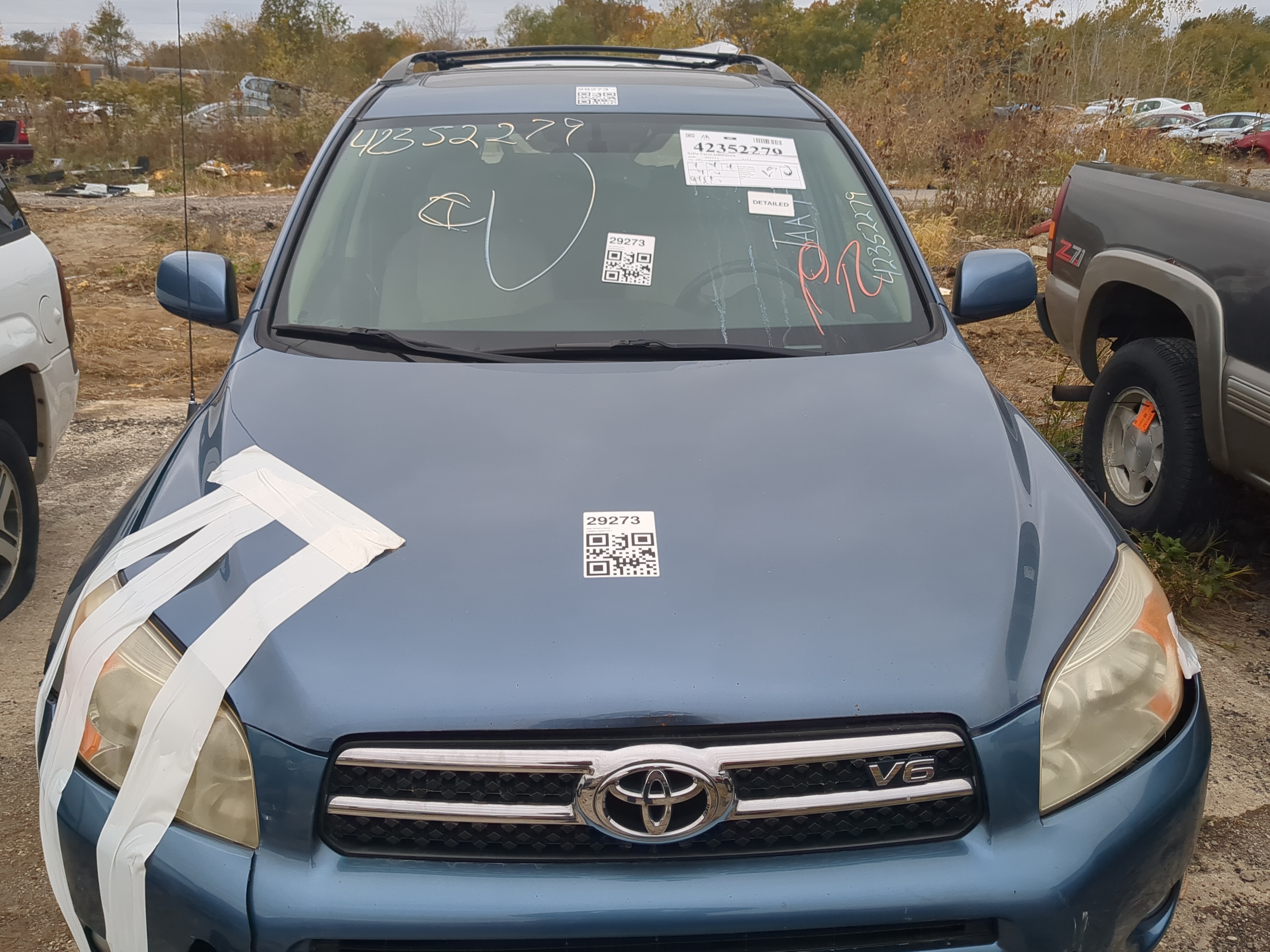 2006-2014 Toyota Rav4 Hood Oem 1212444 - Oemusedautoparts1.com