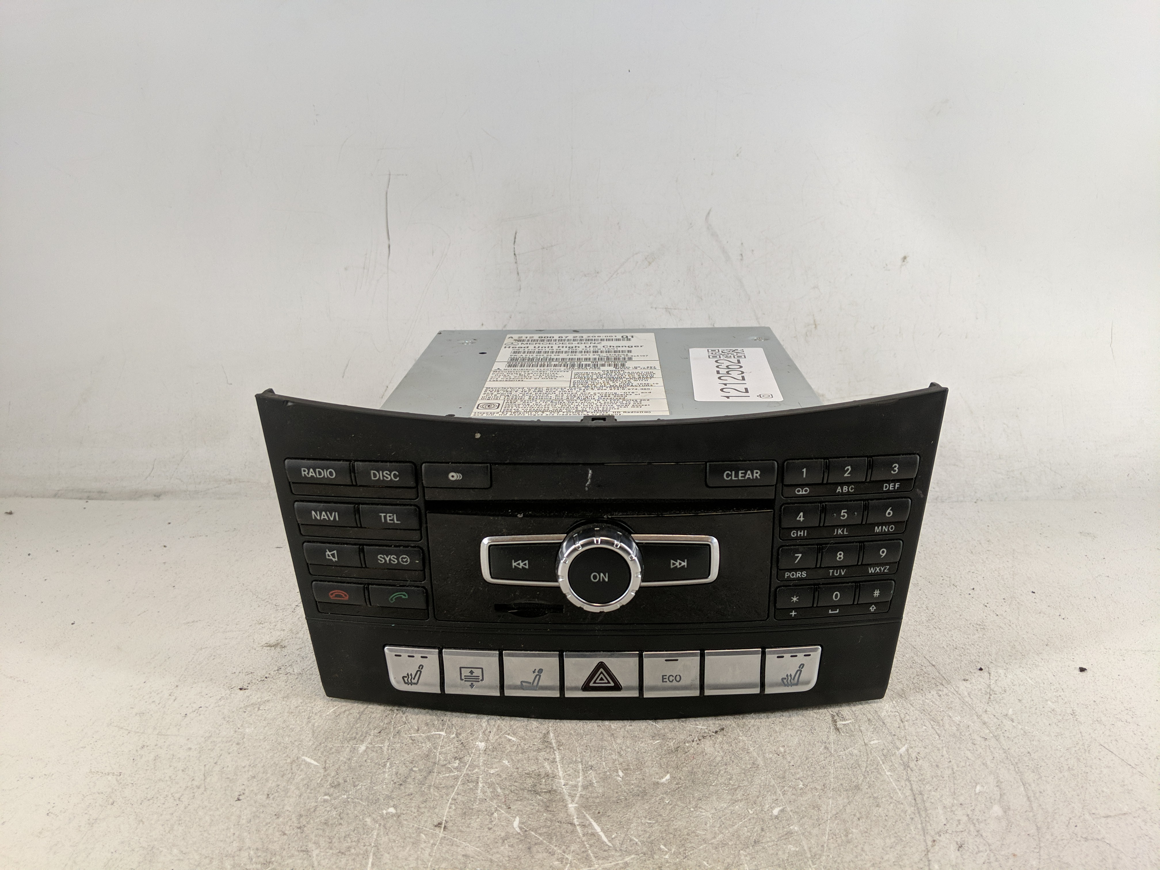 2014-2014 Mercedes-benz E350 Am Fm Cd Player Radio Receiver 1212562 - Oemusedautoparts1.com