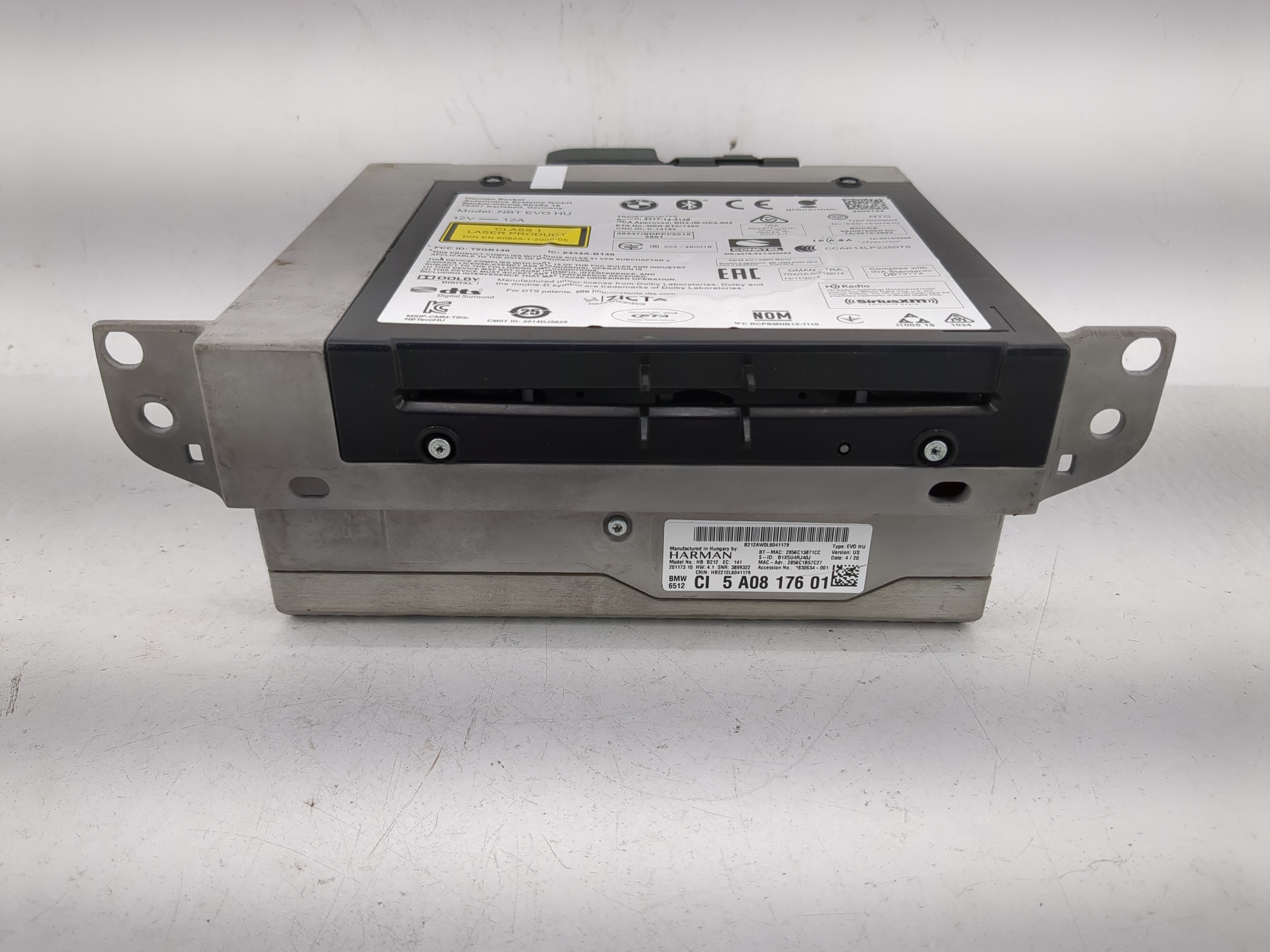 2017-2020 Bmw 540i Am Fm Cd Player Radio Receiver 1212679 - Oemusedautoparts1.com