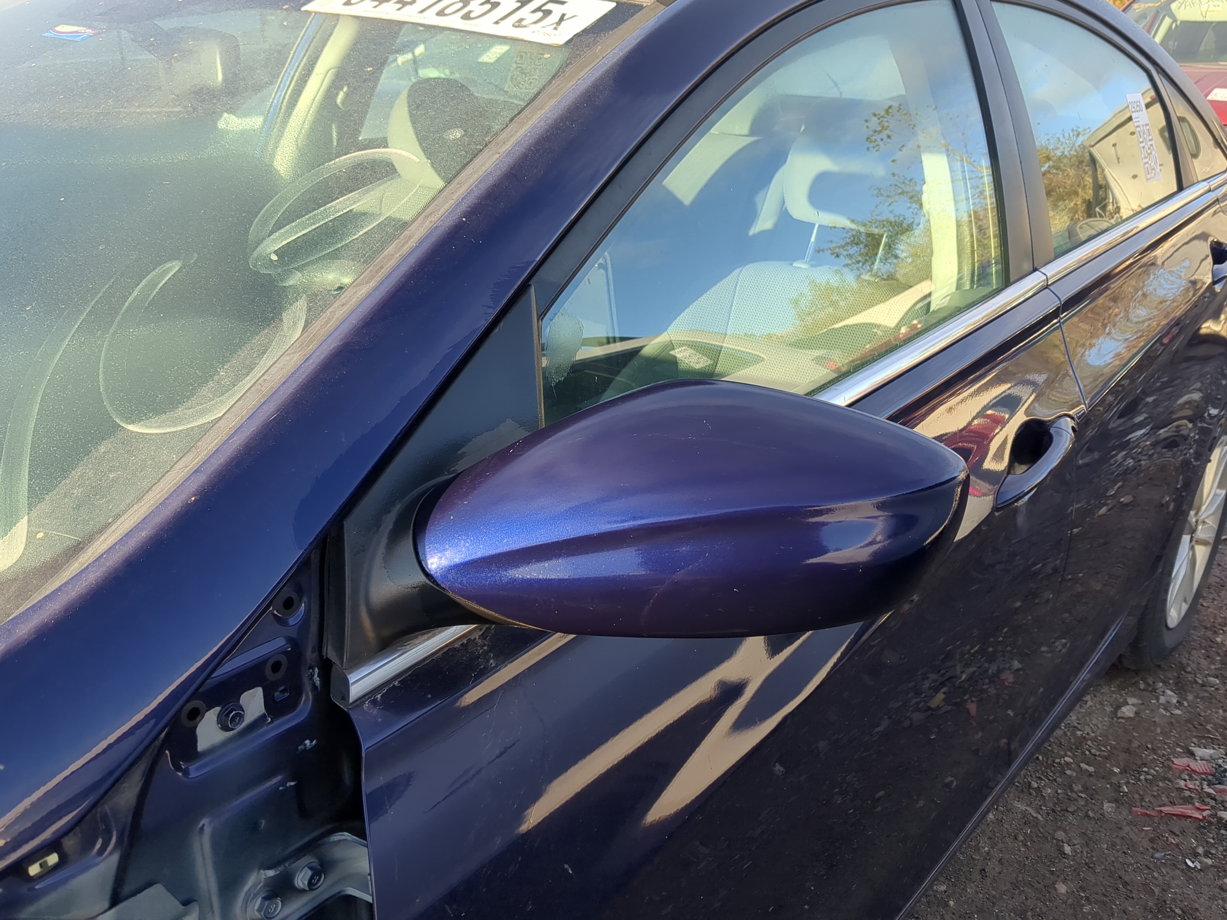 2011-2014 Hyundai Sonata Driver Left Side View Power Door Mirror 1212968 - Oemusedautoparts1.com