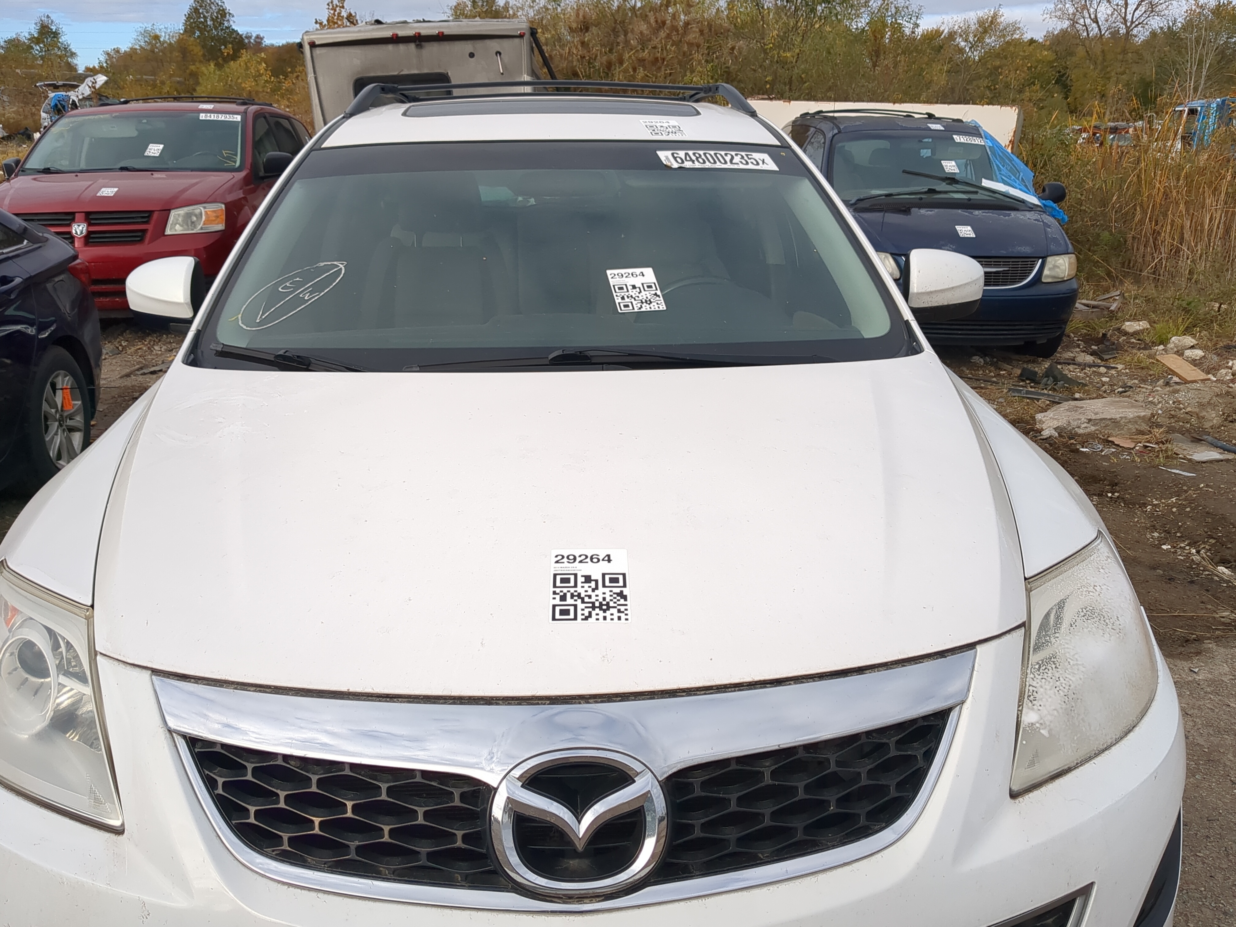 2007-2015 Mazda Cx-9 Hood Oem 1213088 - Oemusedautoparts1.com