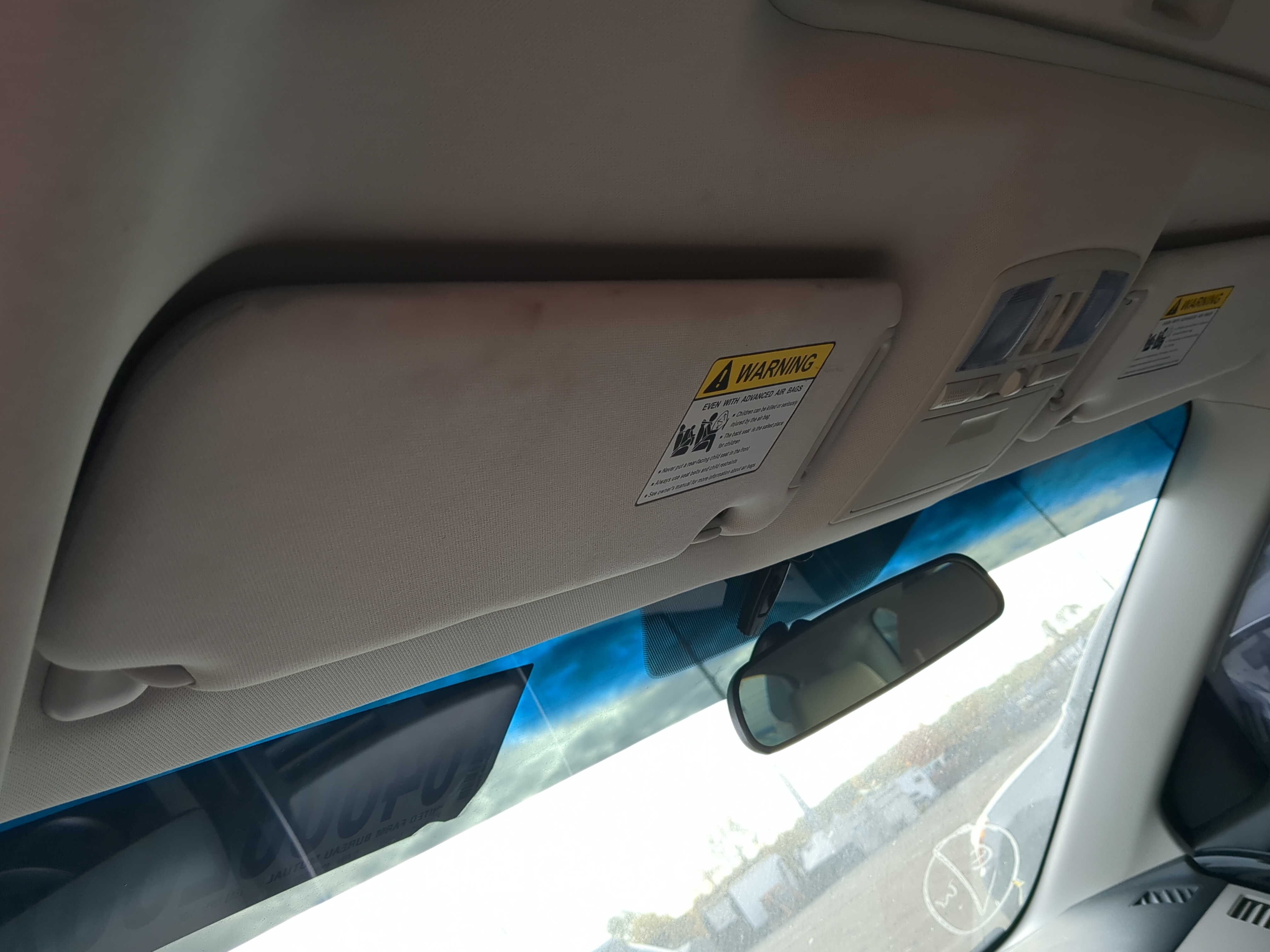 2010-2015 Mazda Cx-9 Driver Sun Visor Mirror Left Sunvisor 1213104 - Oemusedautoparts1.com