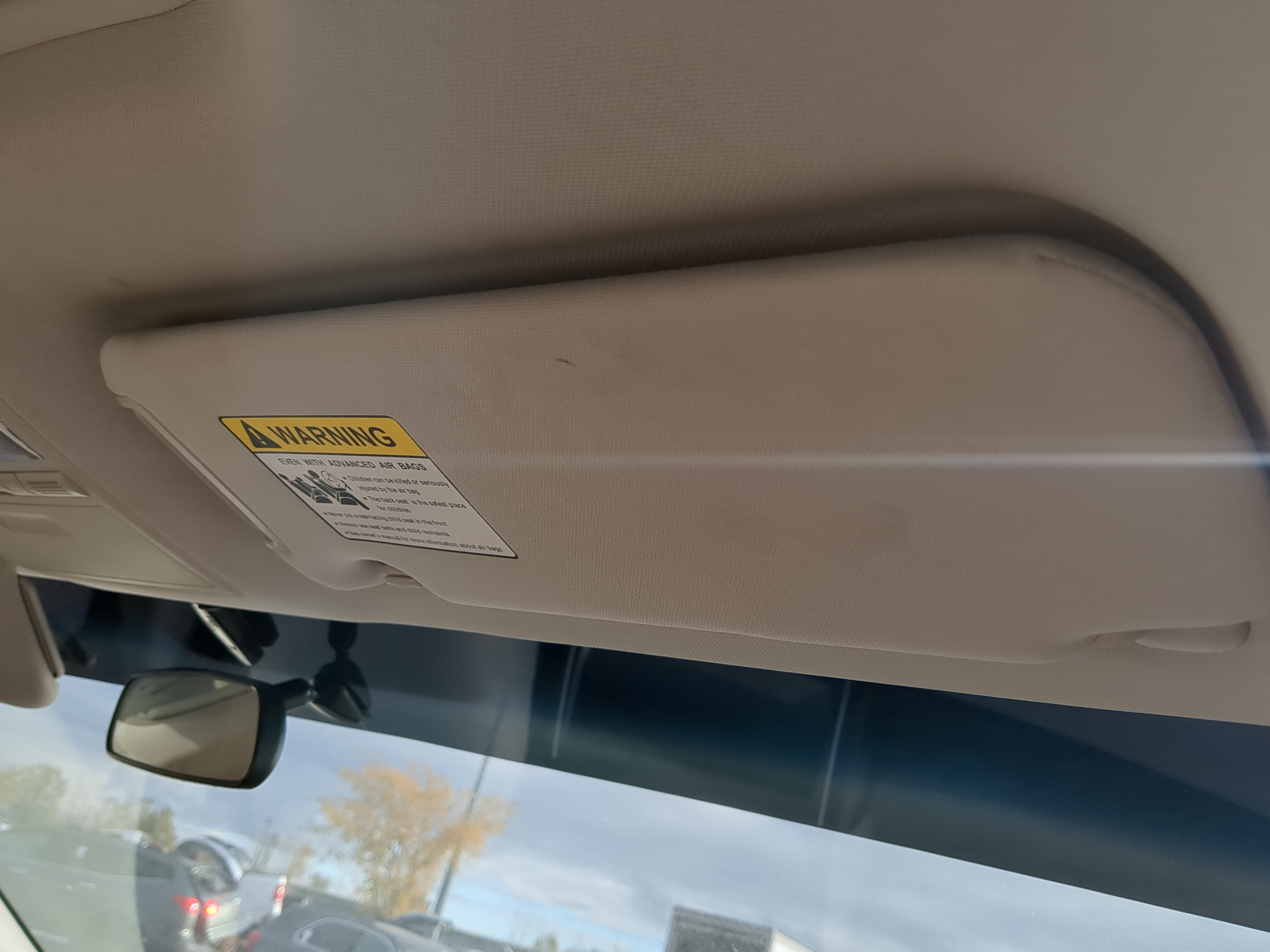 2010-2015 Mazda Cx-9 Passenger Sun Visor Mirror Right Sunvisor 1213105 - Oemusedautoparts1.com