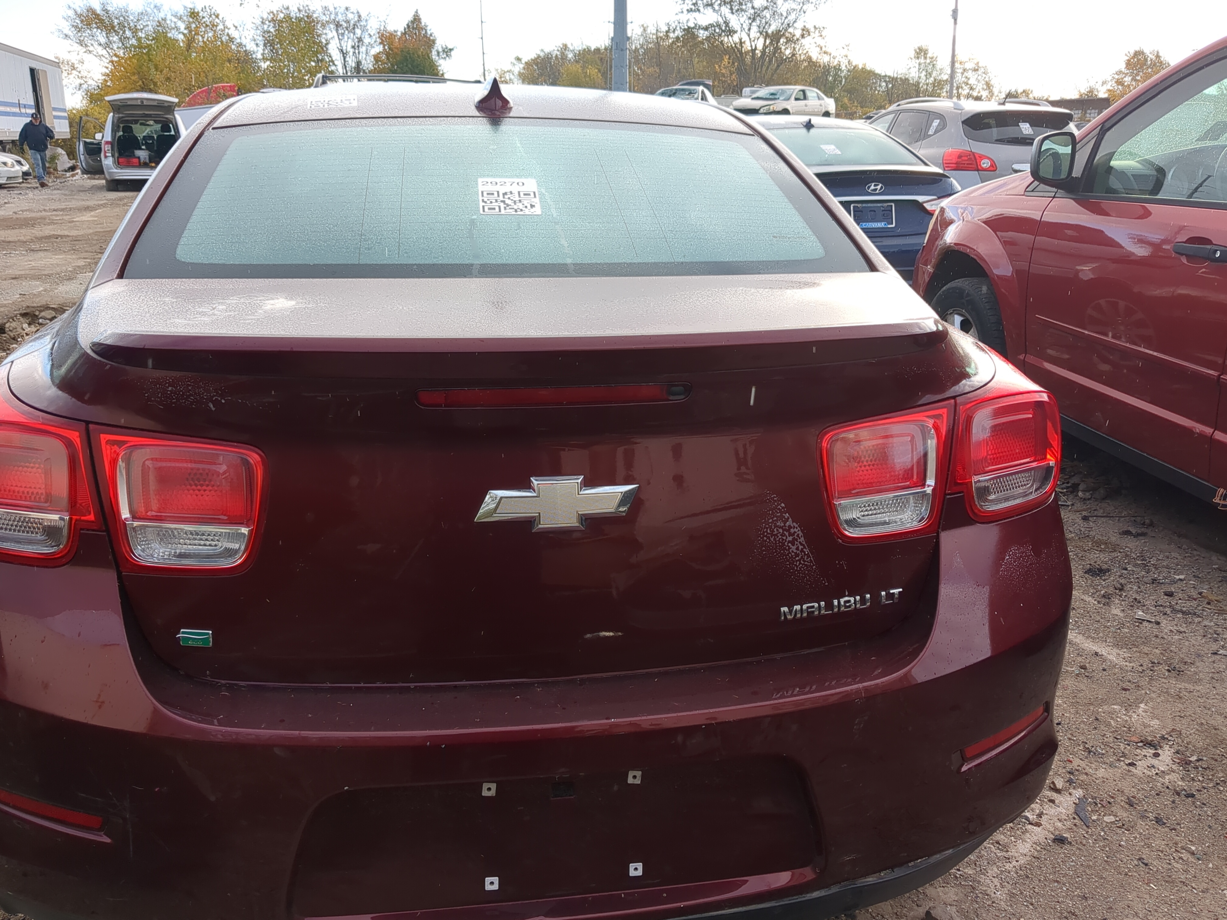 2013-2016 Chevrolet Malibu Trunk/decklid/hatch/tailgate Oem 1213251 - Oemusedautoparts1.com