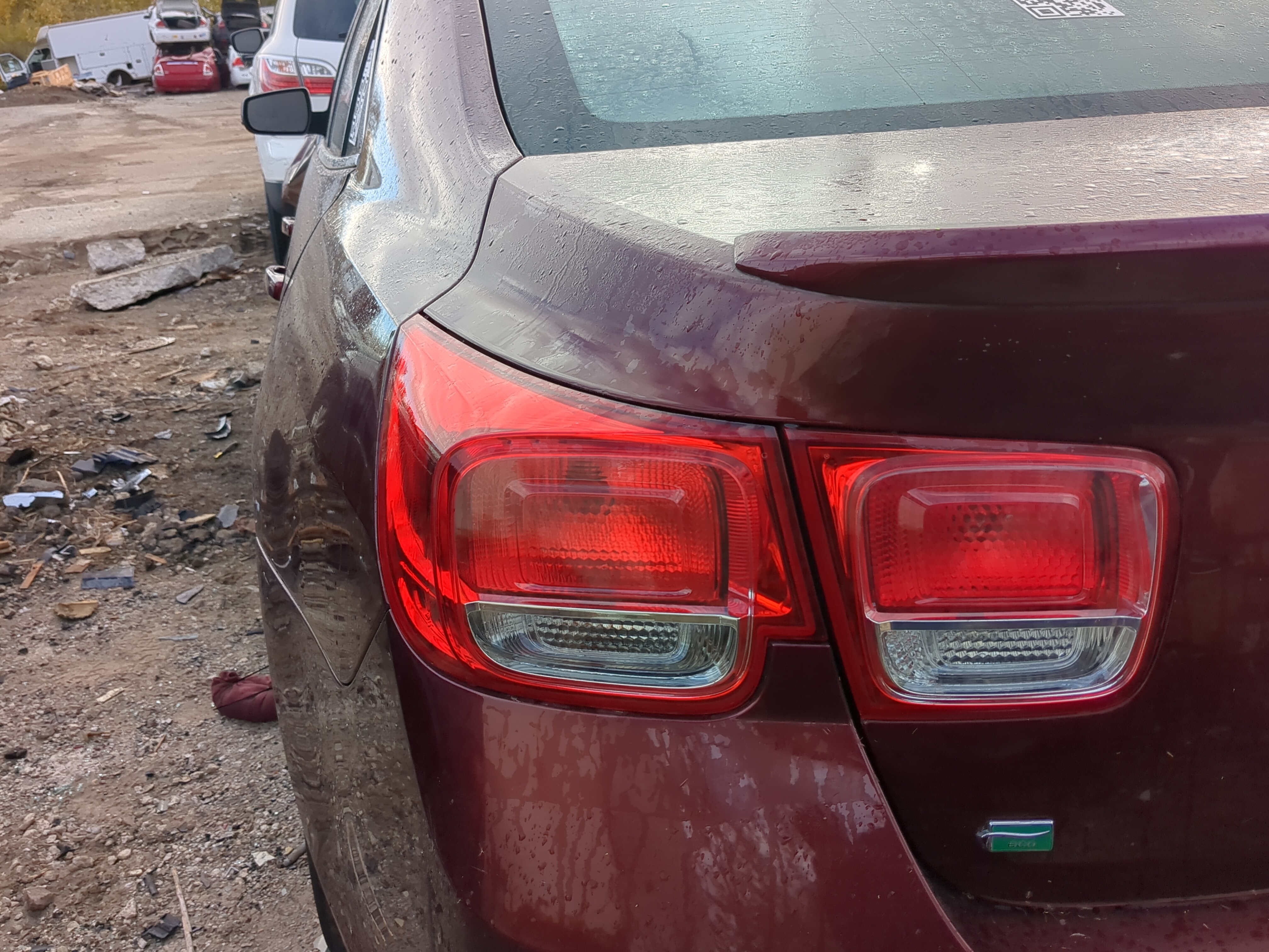 2013-2016 Chevrolet Malibu Driver Left Side Tail Light Taillight Oem 1213268 - Oemusedautoparts1.com
