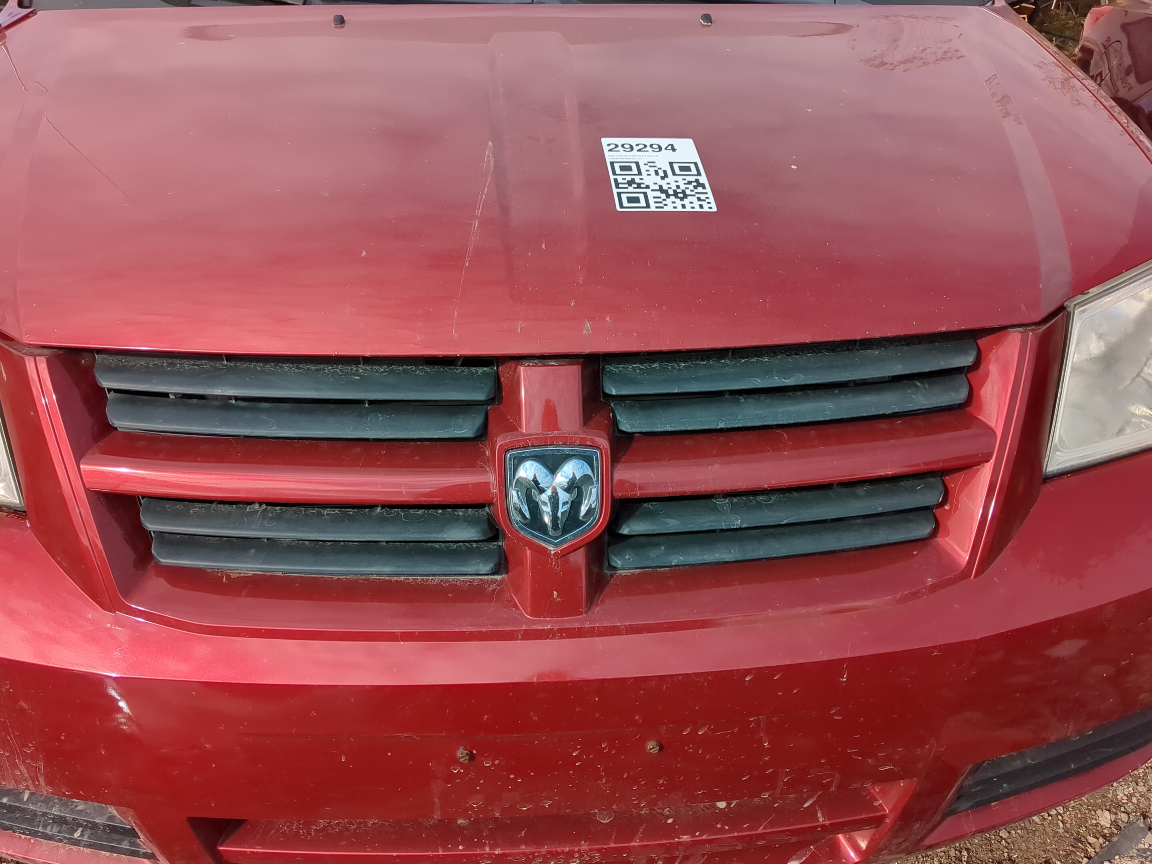 2008-2010 Dodge Grand Caravan Front Grille Bumper Not Included 1213681 - Oemusedautoparts1.com