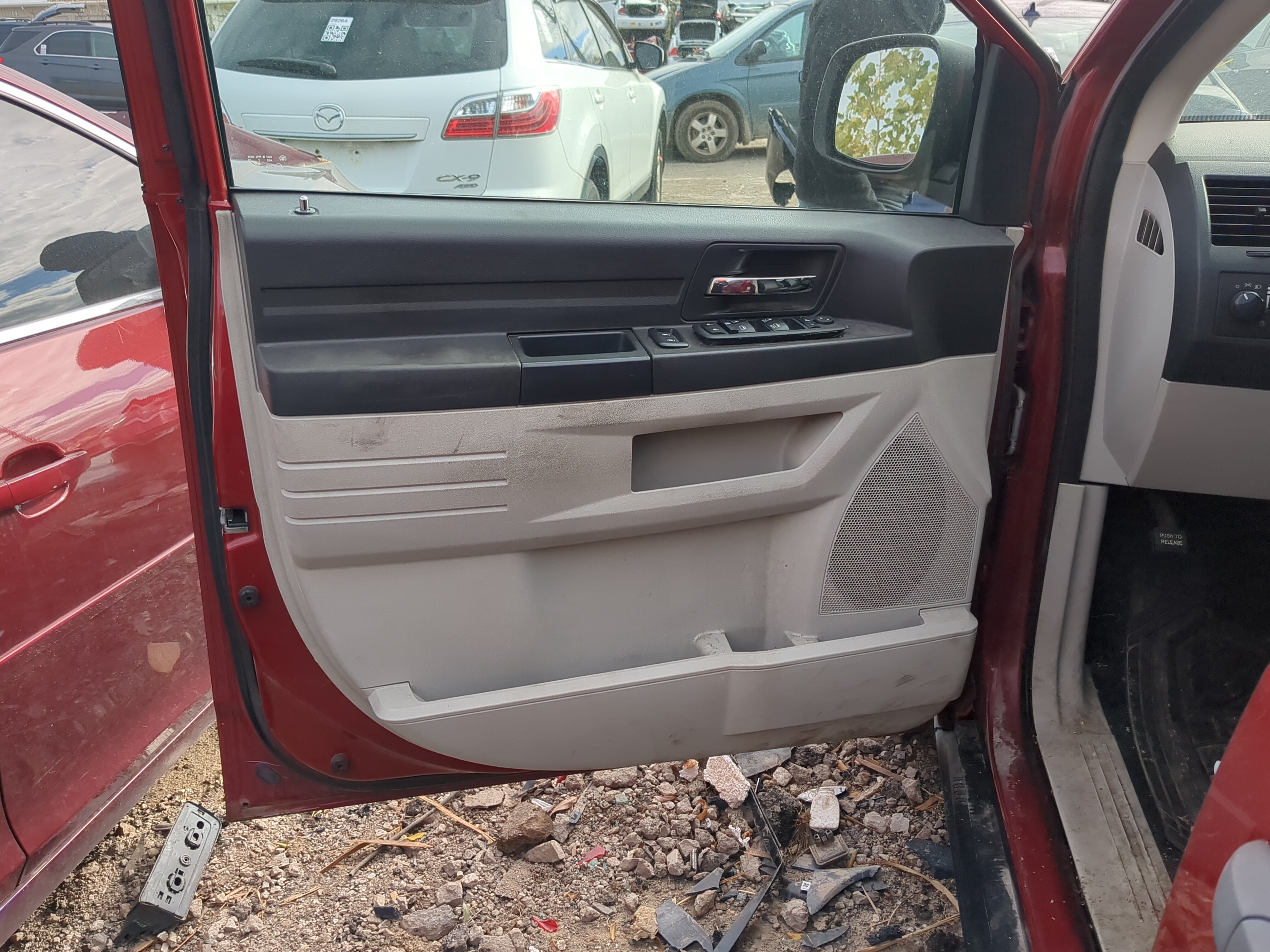 Picture of 2008 Dodge Grand Caravan Front Left Driver Interior Door Panel Trim 1213764
