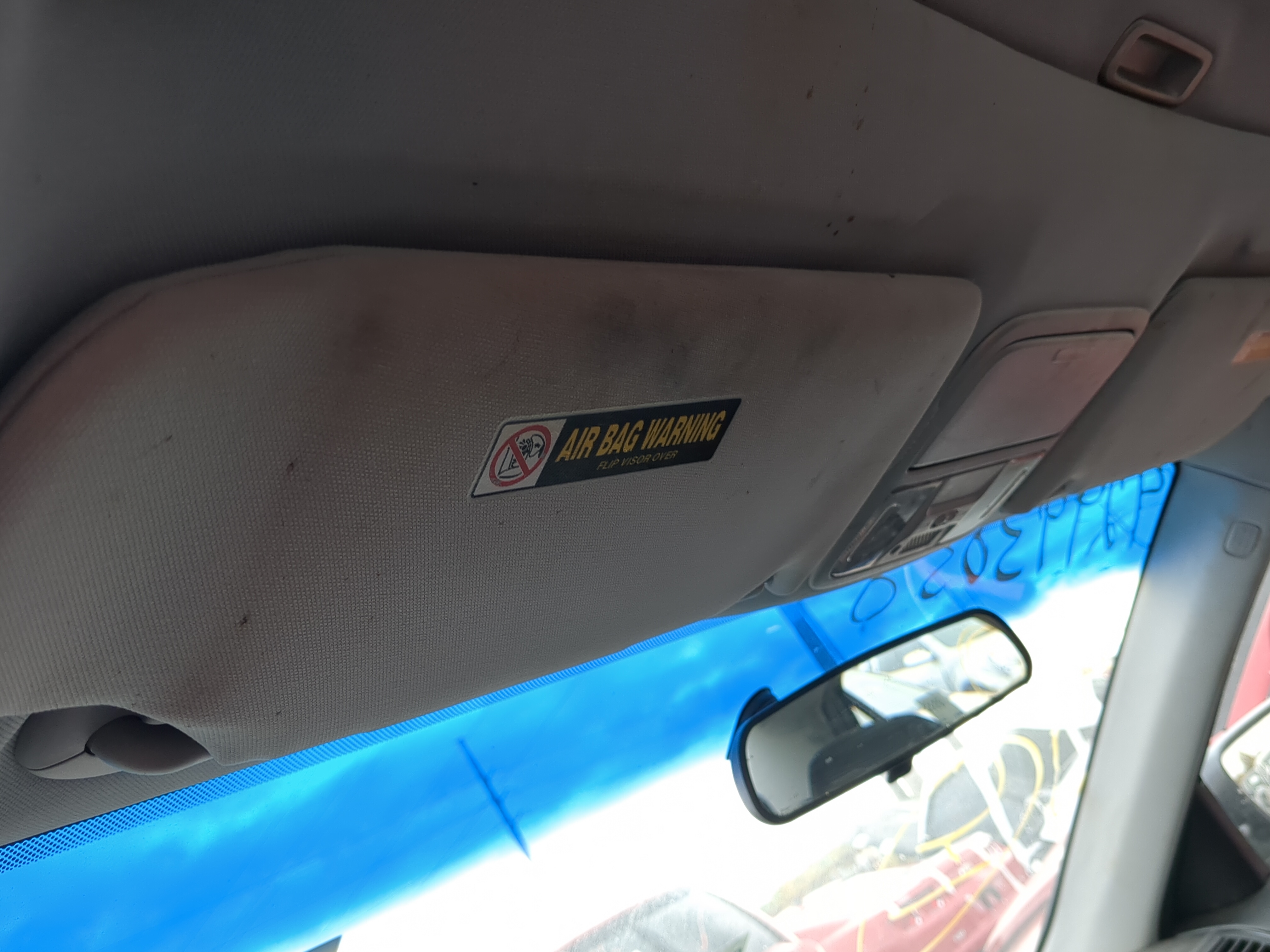2003-2007 Honda Accord Driver Sun Visor Mirror Left Sunvisor 1214053 - Oemusedautoparts1.com