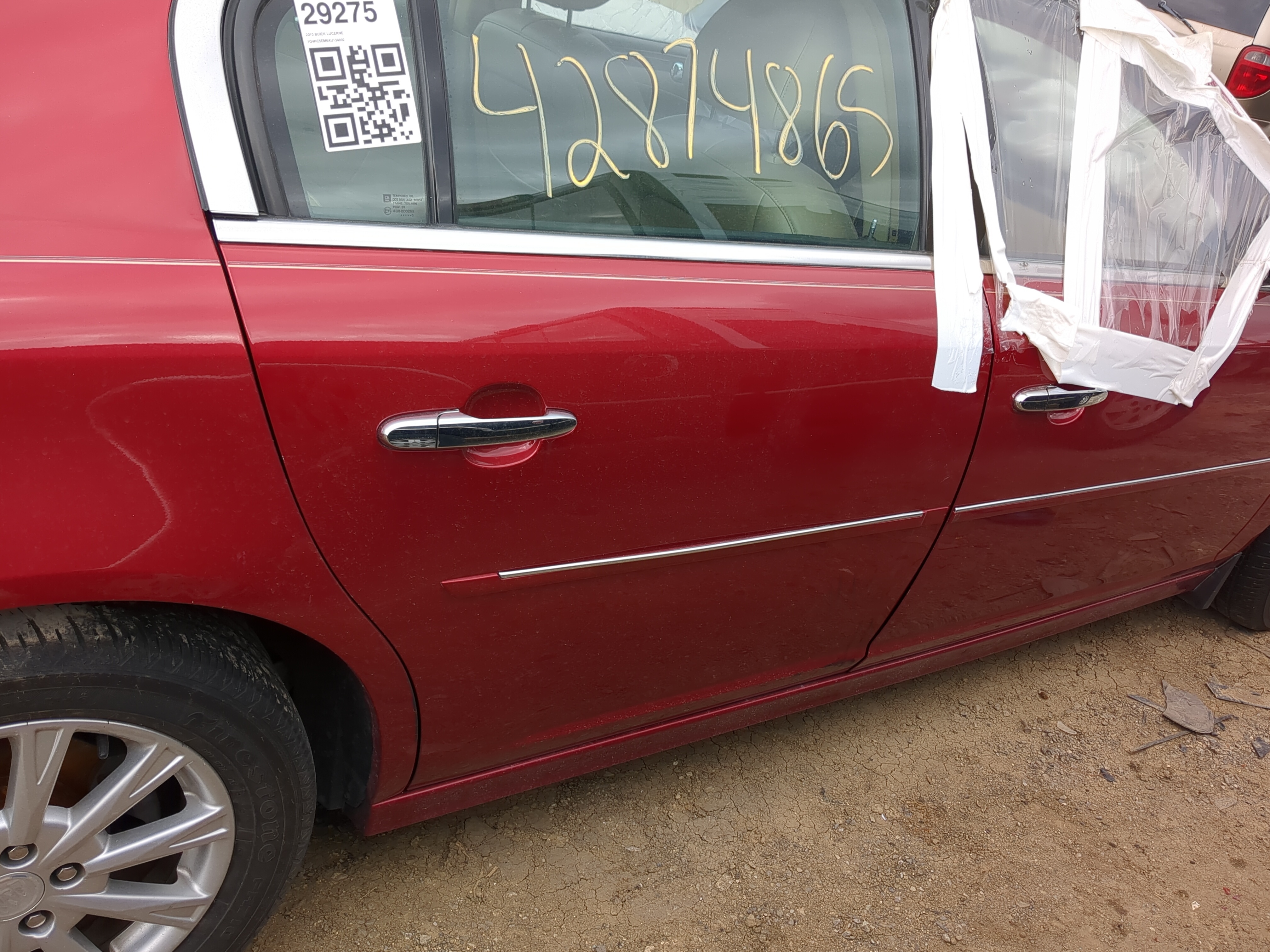 2006-2011 Buick Lucerne Passenger Rear Door Oem 1214386 - Oemusedautoparts1.com