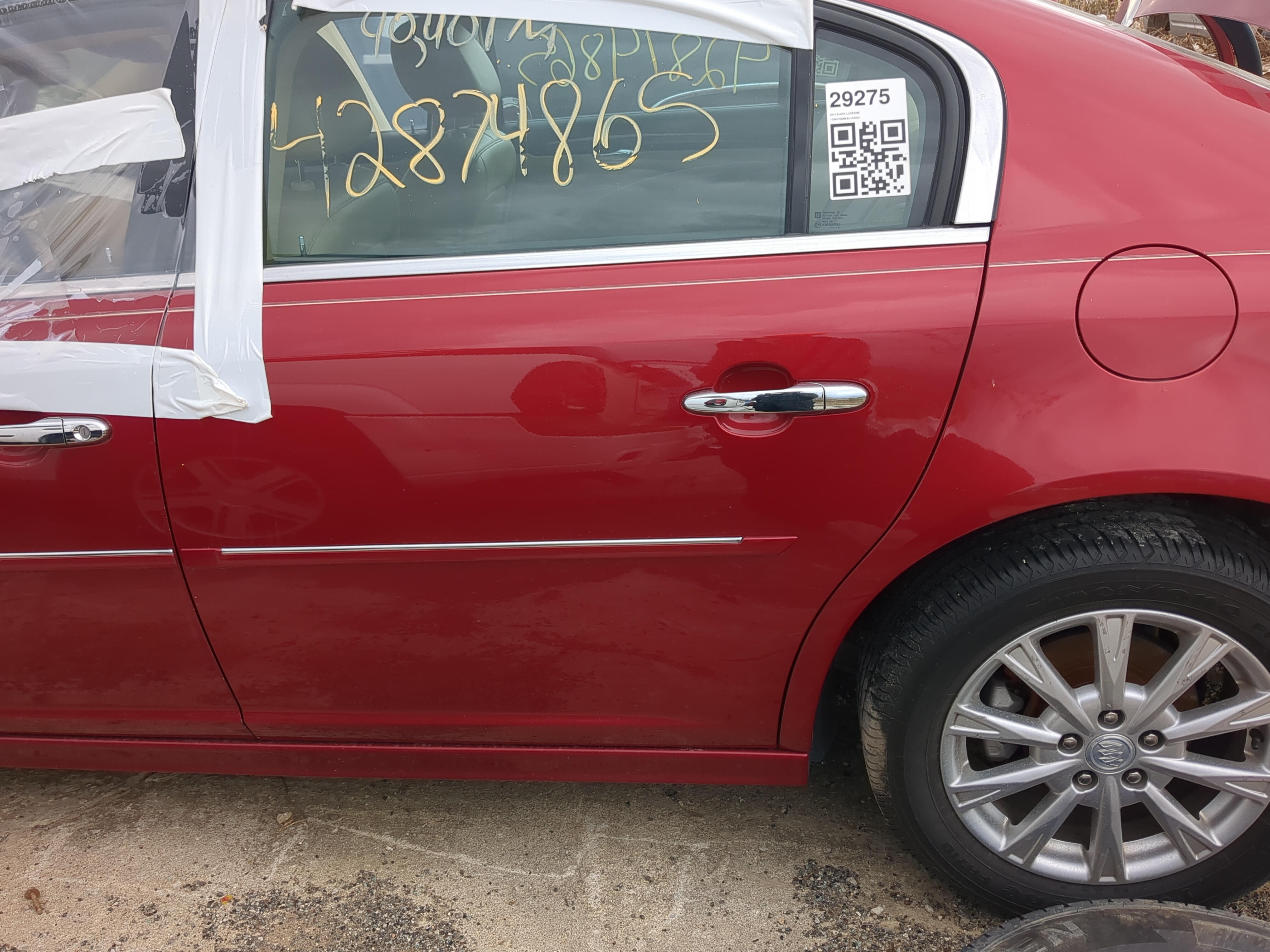 2006-2011 Buick Lucerne Driver Rear Door Oem 1214431 - Oemusedautoparts1.com