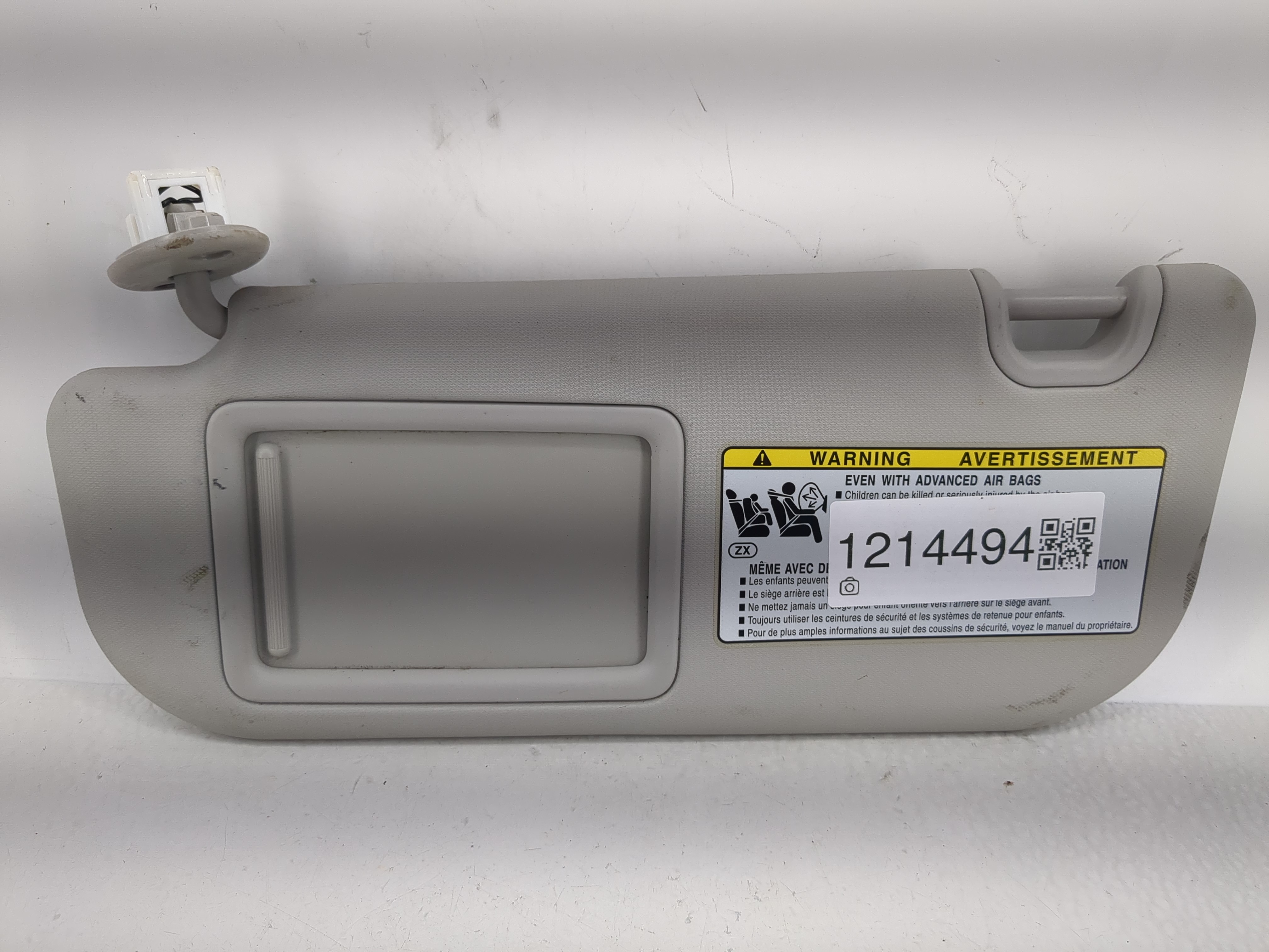 2019-2022 Toyota Rav4 Driver Sun Visor Mirror Left Sunvisor Grey 1214494 - Oemusedautoparts1.com