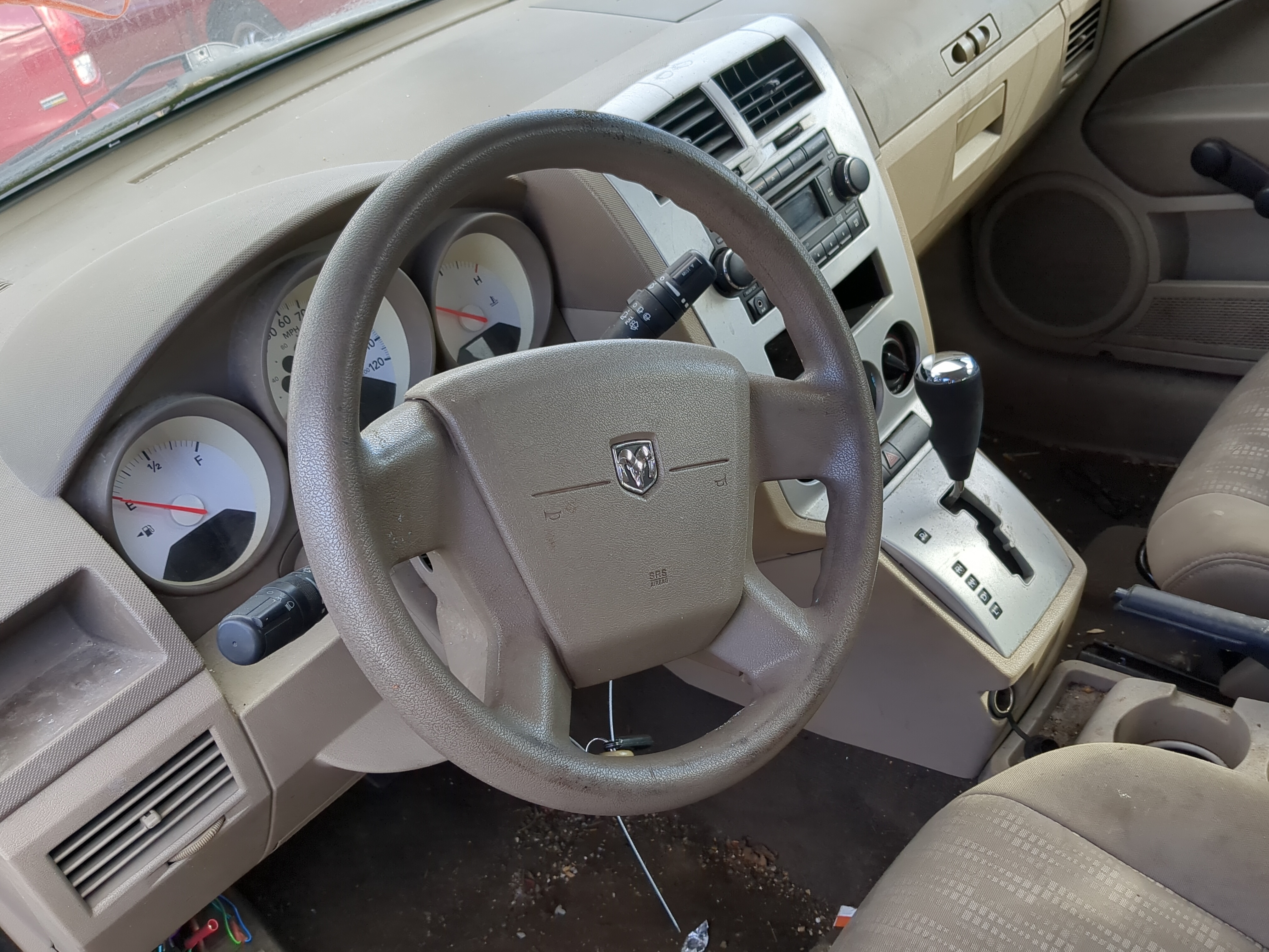 2007-2009 Dodge Caliber Air Bag Driver Left Steering Wheel Mounted 1214743 - Oemusedautoparts1.com