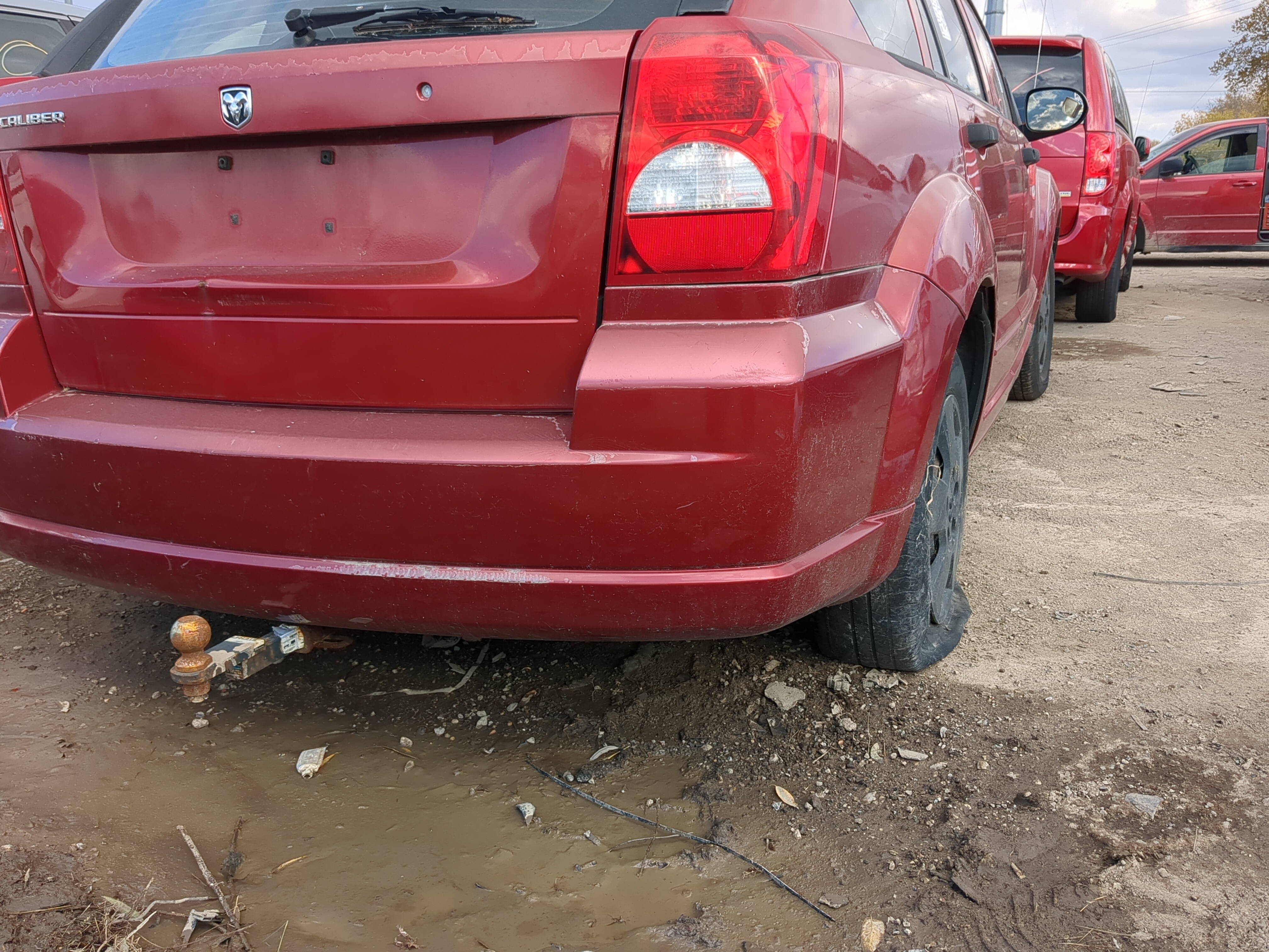 2007-2012 Dodge Caliber Rear Bumper Assembly Oem 1214766 - Oemusedautoparts1.com