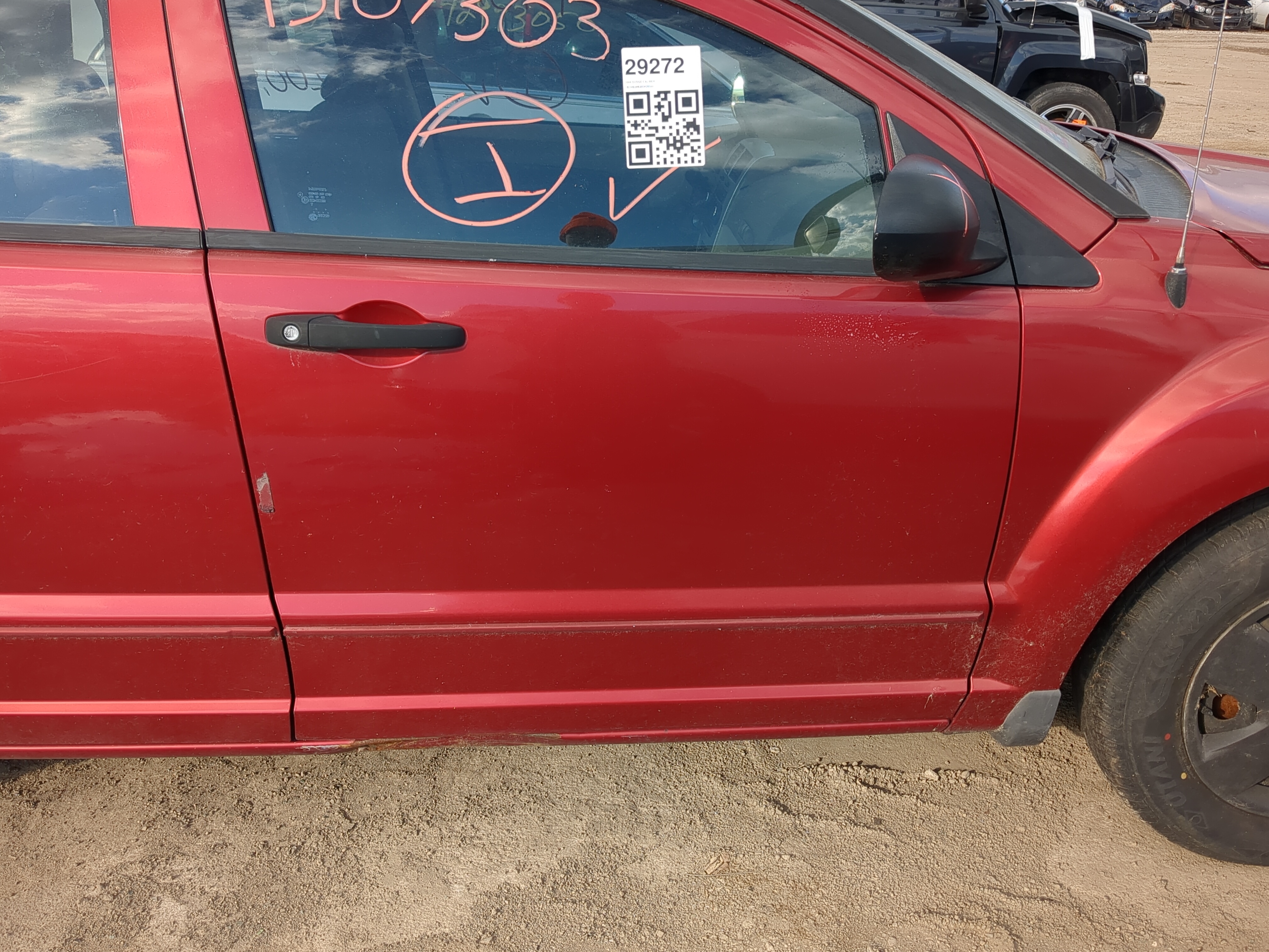 2007-2010 Dodge Caliber Passenger Front Door Oem 1214813 - Oemusedautoparts1.com