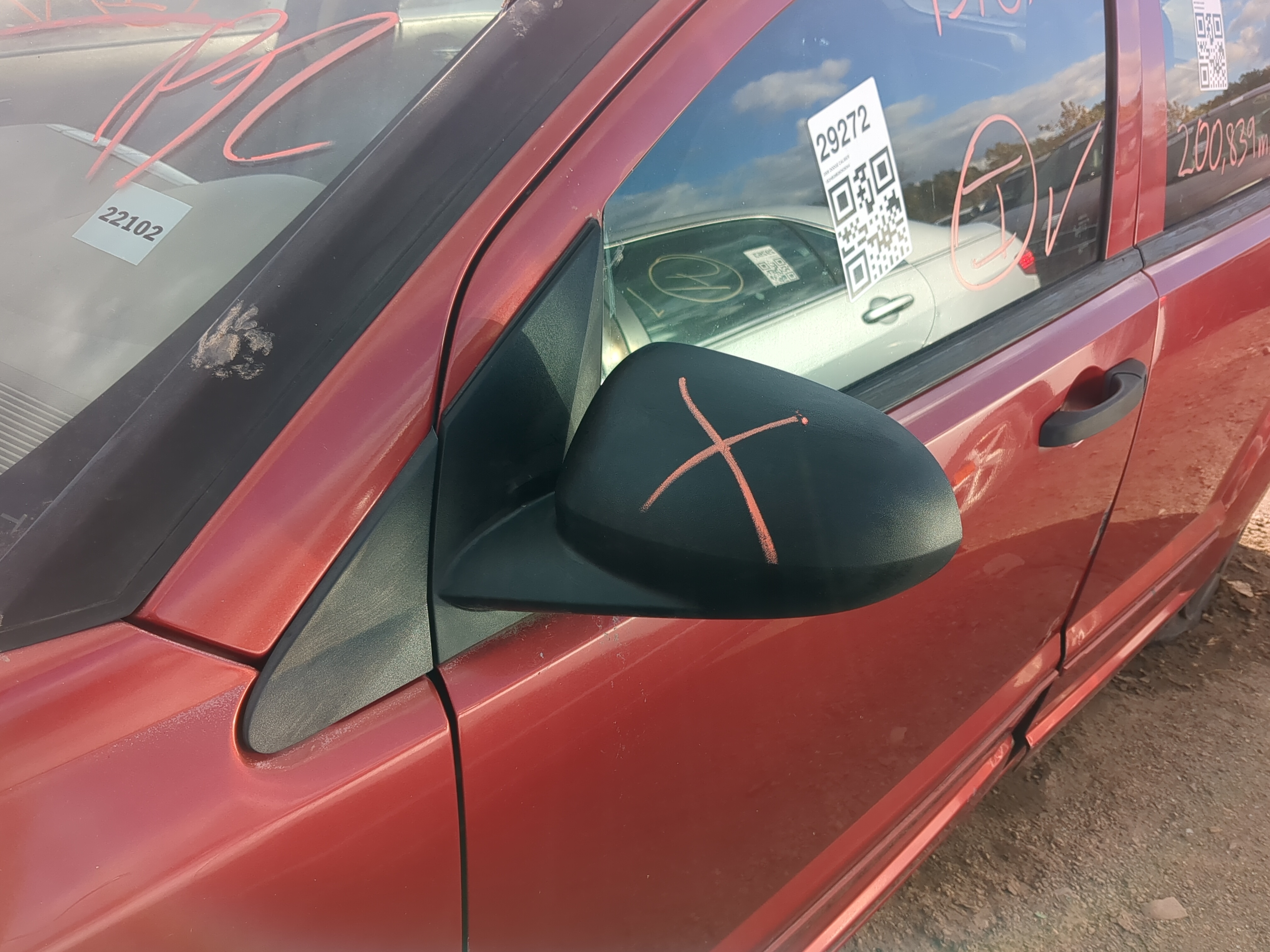2007-2012 Dodge Caliber Driver Left Side View Power Door Mirror 1214816 - Oemusedautoparts1.com