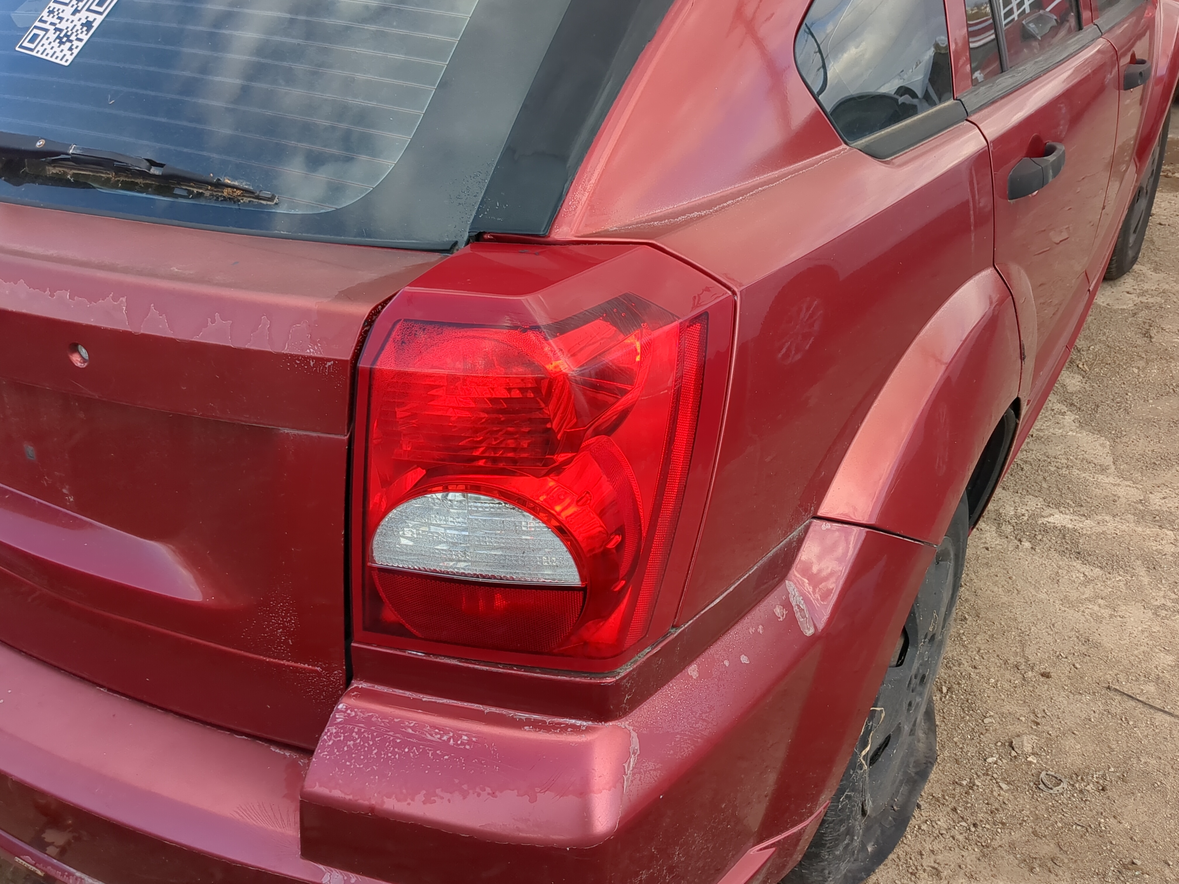 2008-2012 Dodge Caliber Passenger Right Side Tail Light Taillight Oem 1214823 - Oemusedautoparts1.com