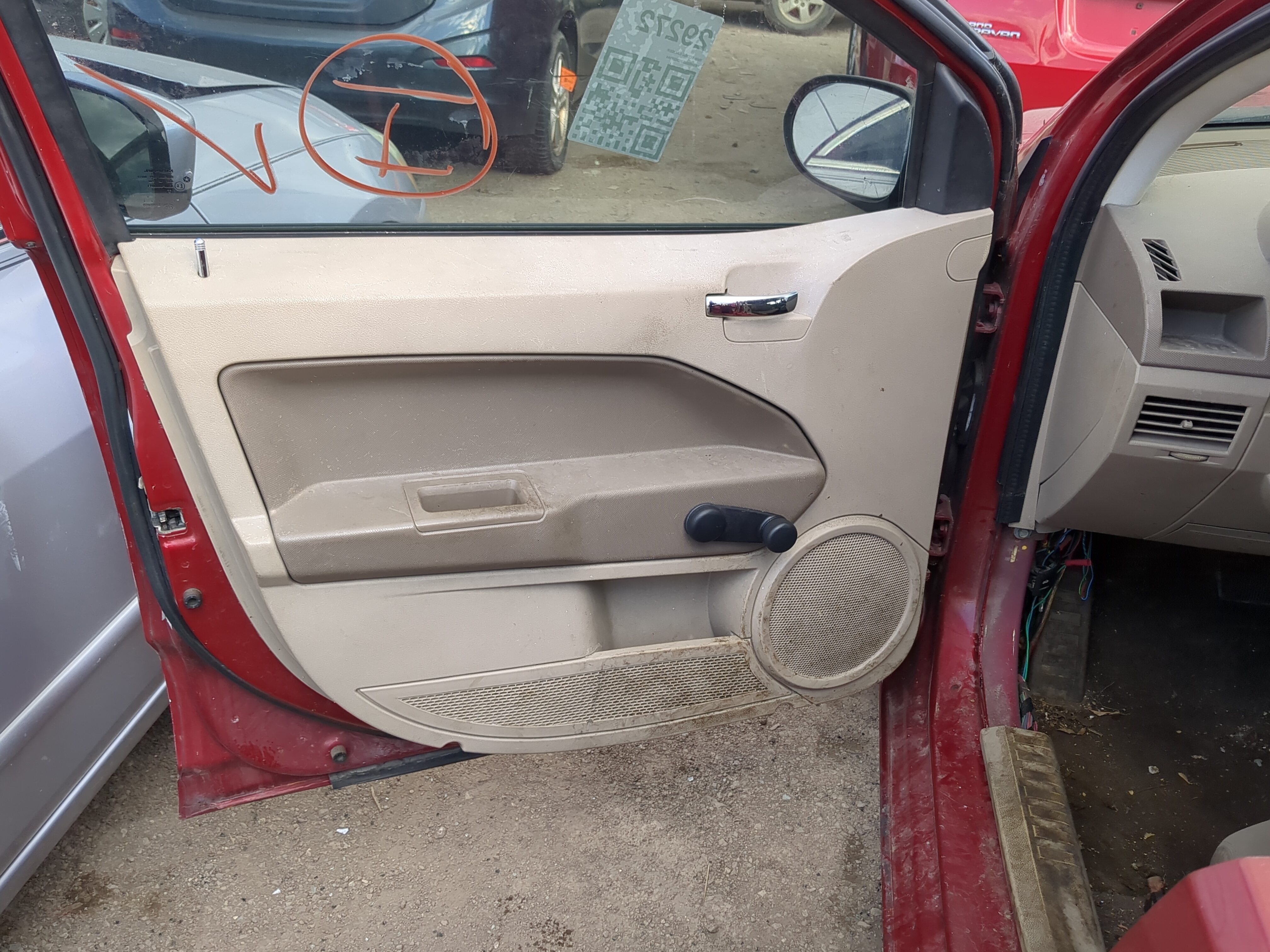 Picture of 2008 Dodge Caliber Front Left Driver Interior Door Panel Trim 1214860