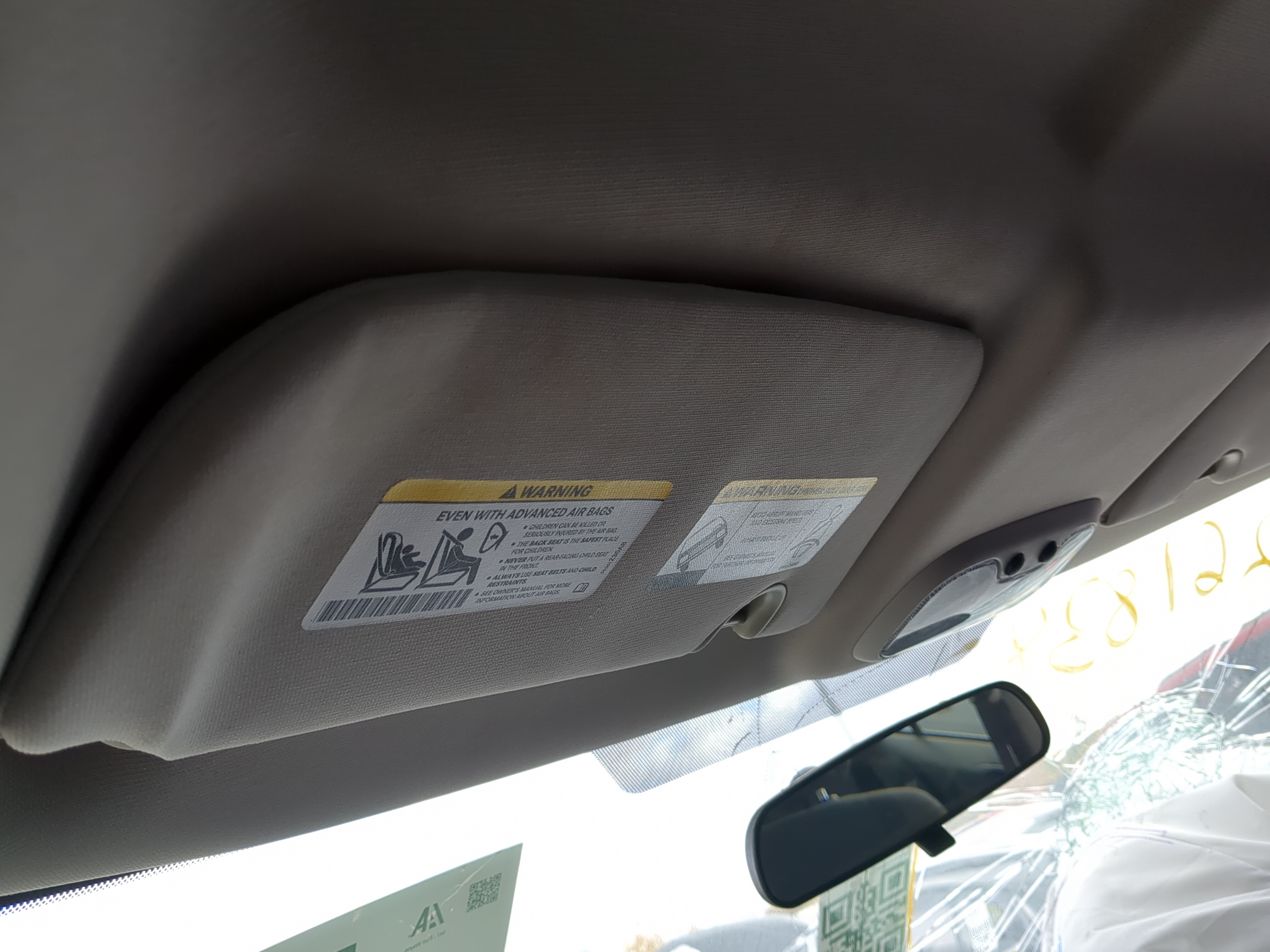 2010-2017 Jeep Patriot Driver Sun Visor Mirror Left Sunvisor 1215149 - Oemusedautoparts1.com
