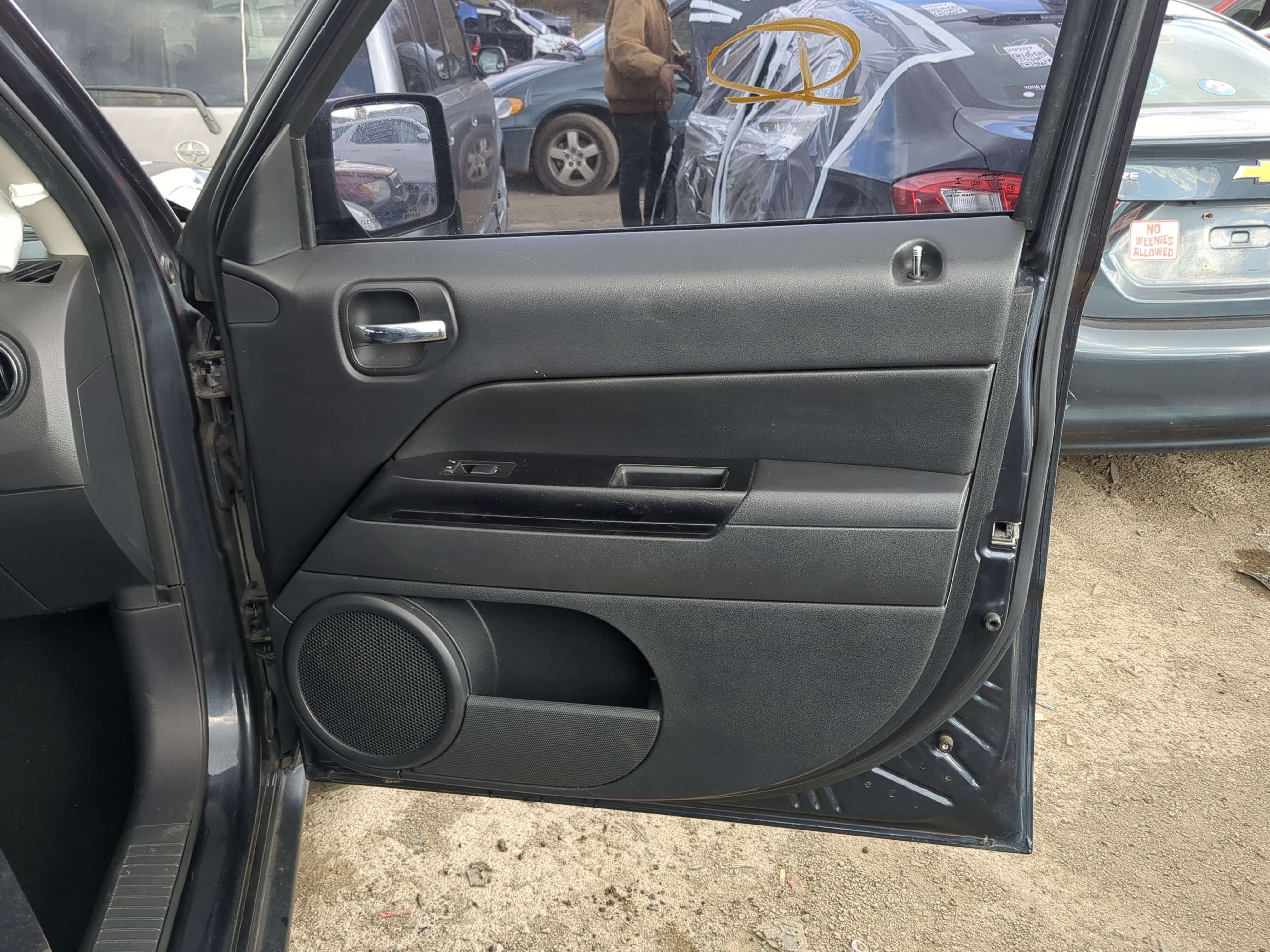 Picture of 2015 Jeep Patriot Front Right Passenger Interior Door Panel Trim 1215170