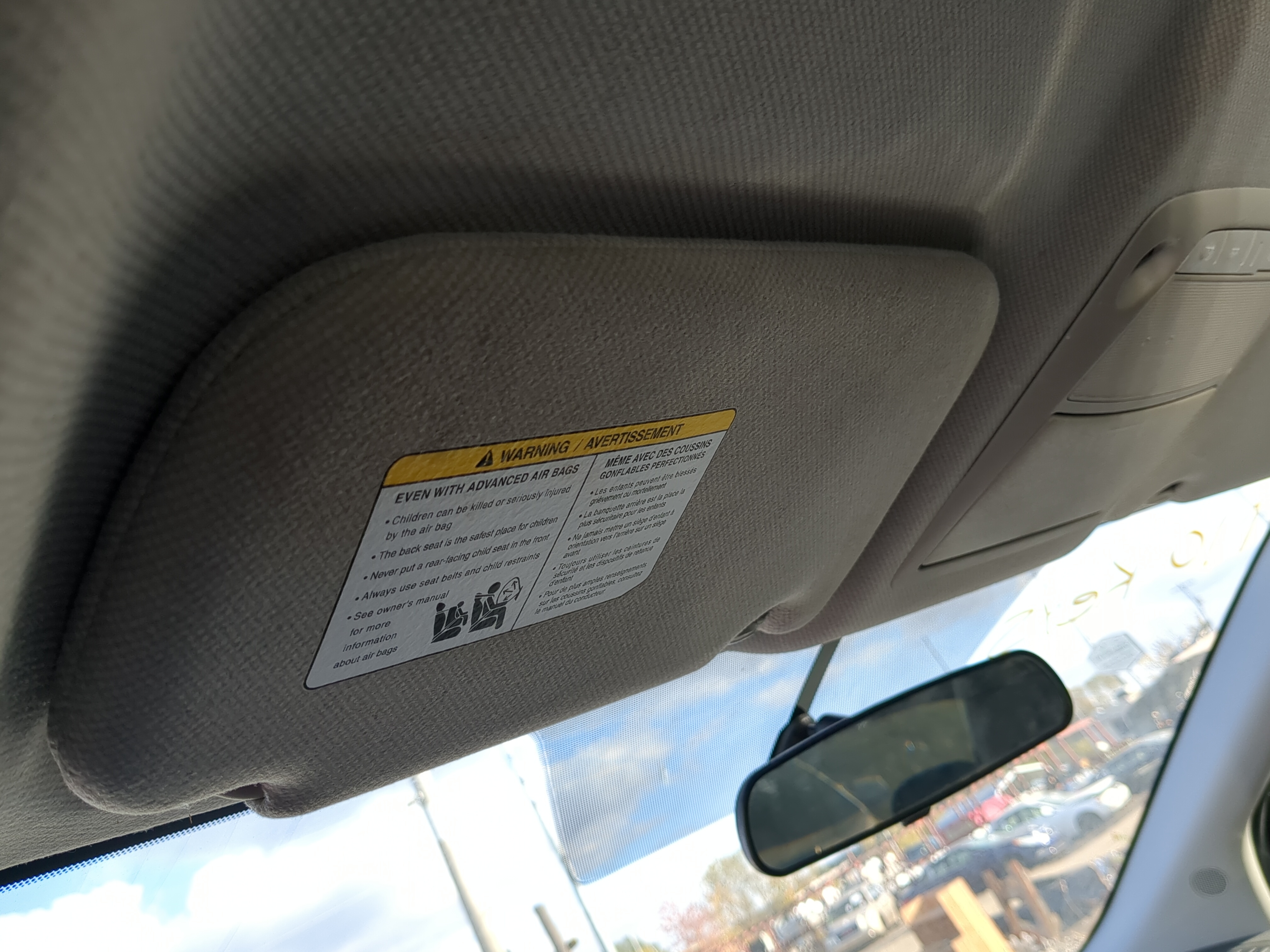 2013-2019 Nissan Sentra Driver Sun Visor Mirror Left Sunvisor 1215264 - Oemusedautoparts1.com