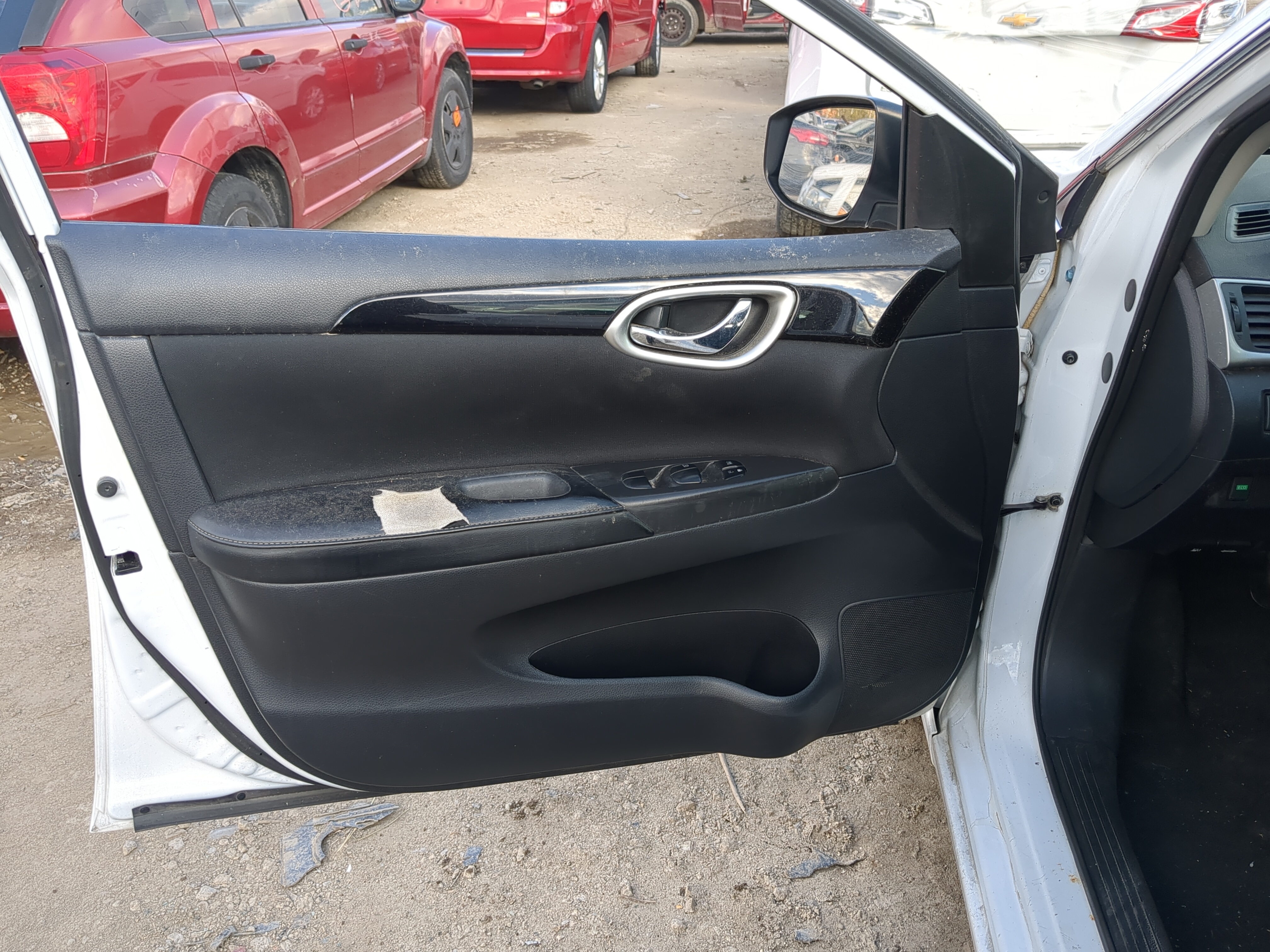 Picture of 2019 Nissan Sentra Front Left Driver Interior Door Panel Trim 1215349