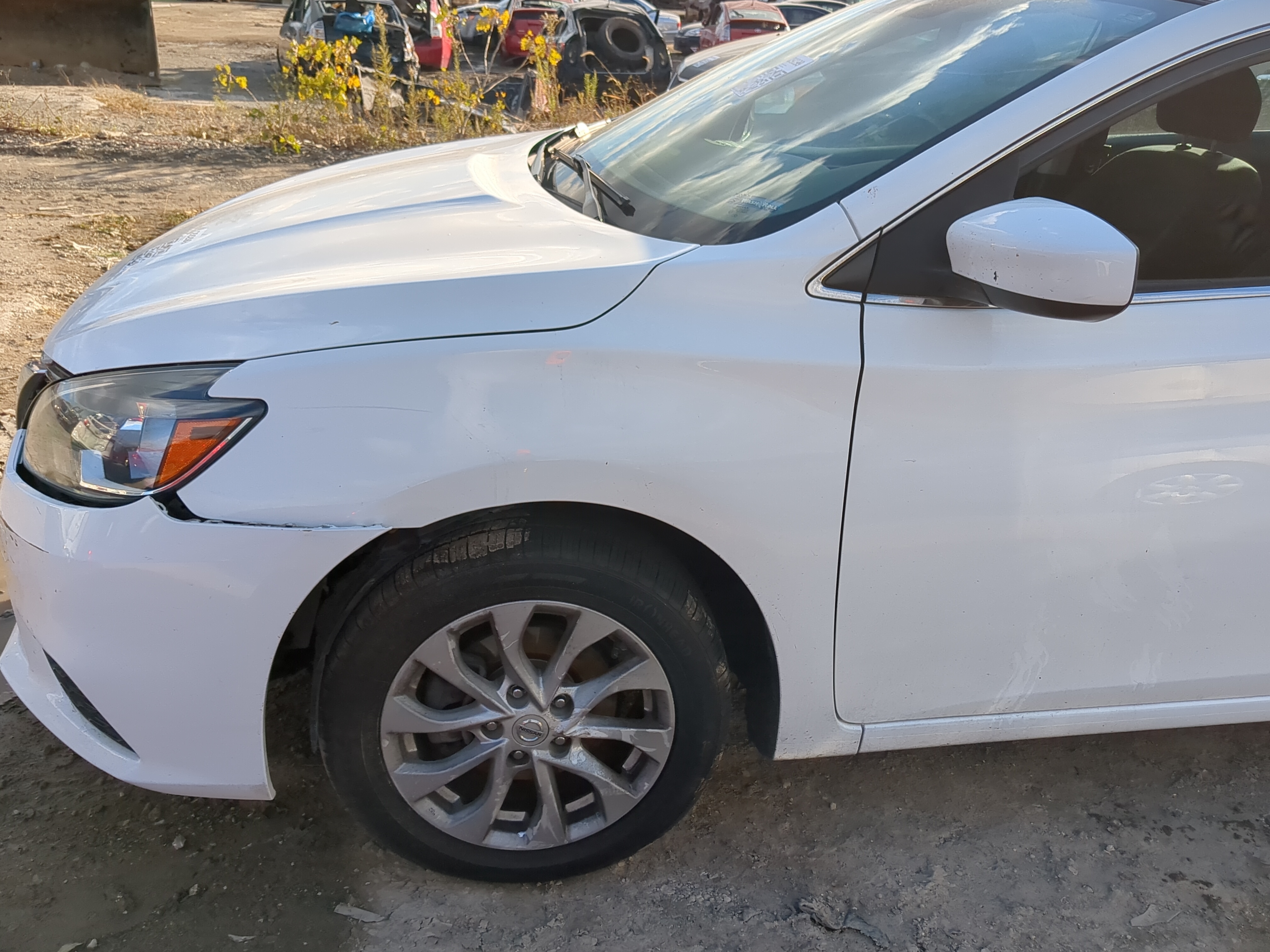 2016-2019 Nissan Sentra Driver Fender 1215379 - Oemusedautoparts1.com
