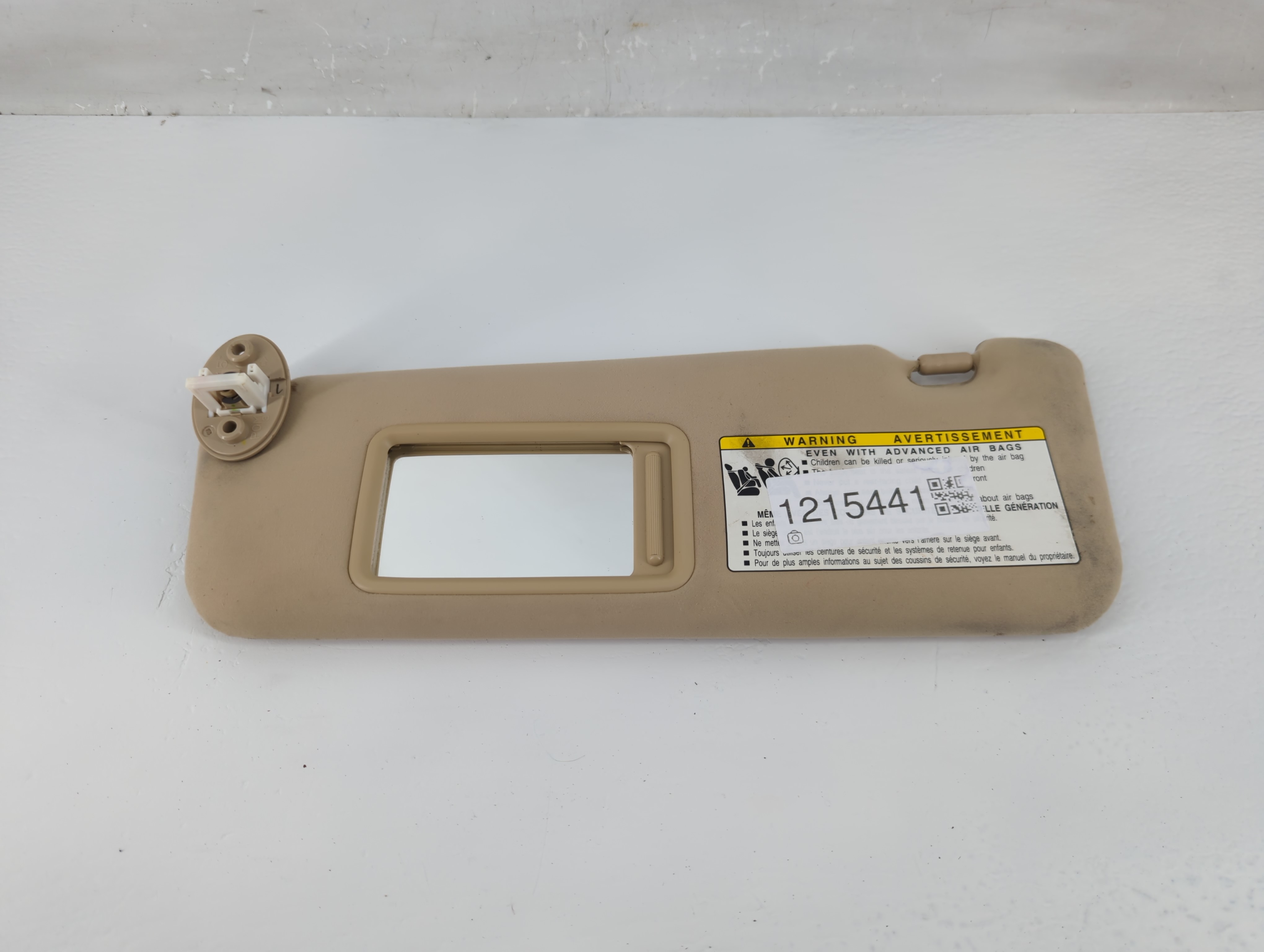 Picture of 2007-2009 Lexus Es350 Driver Sun Visor Mirror Left Sunvisor Tan 1215441