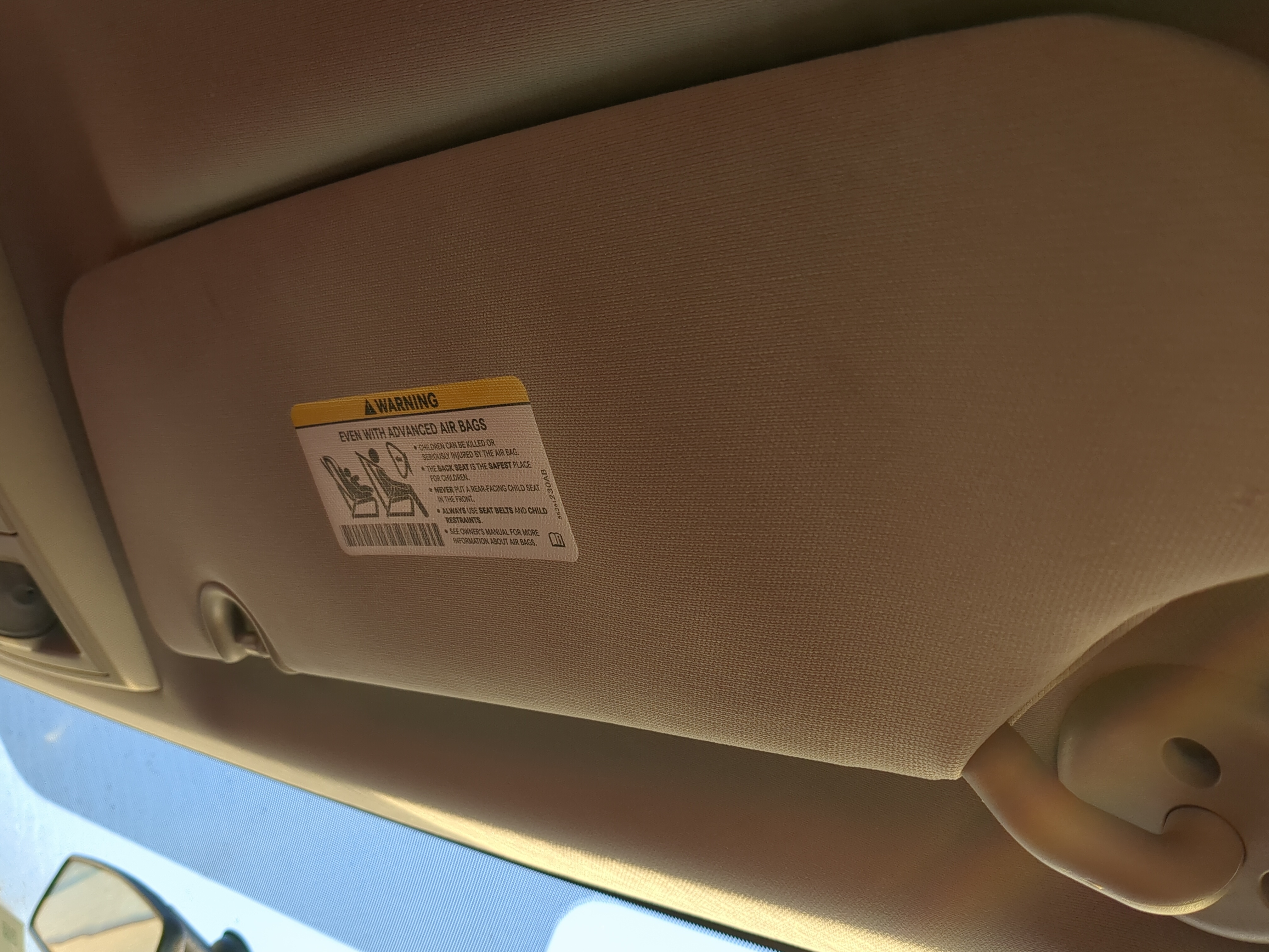 2011-2020 Dodge Grand Caravan Passenger Sun Visor Mirror Right Sunvisor 1215596 - Oemusedautoparts1.com