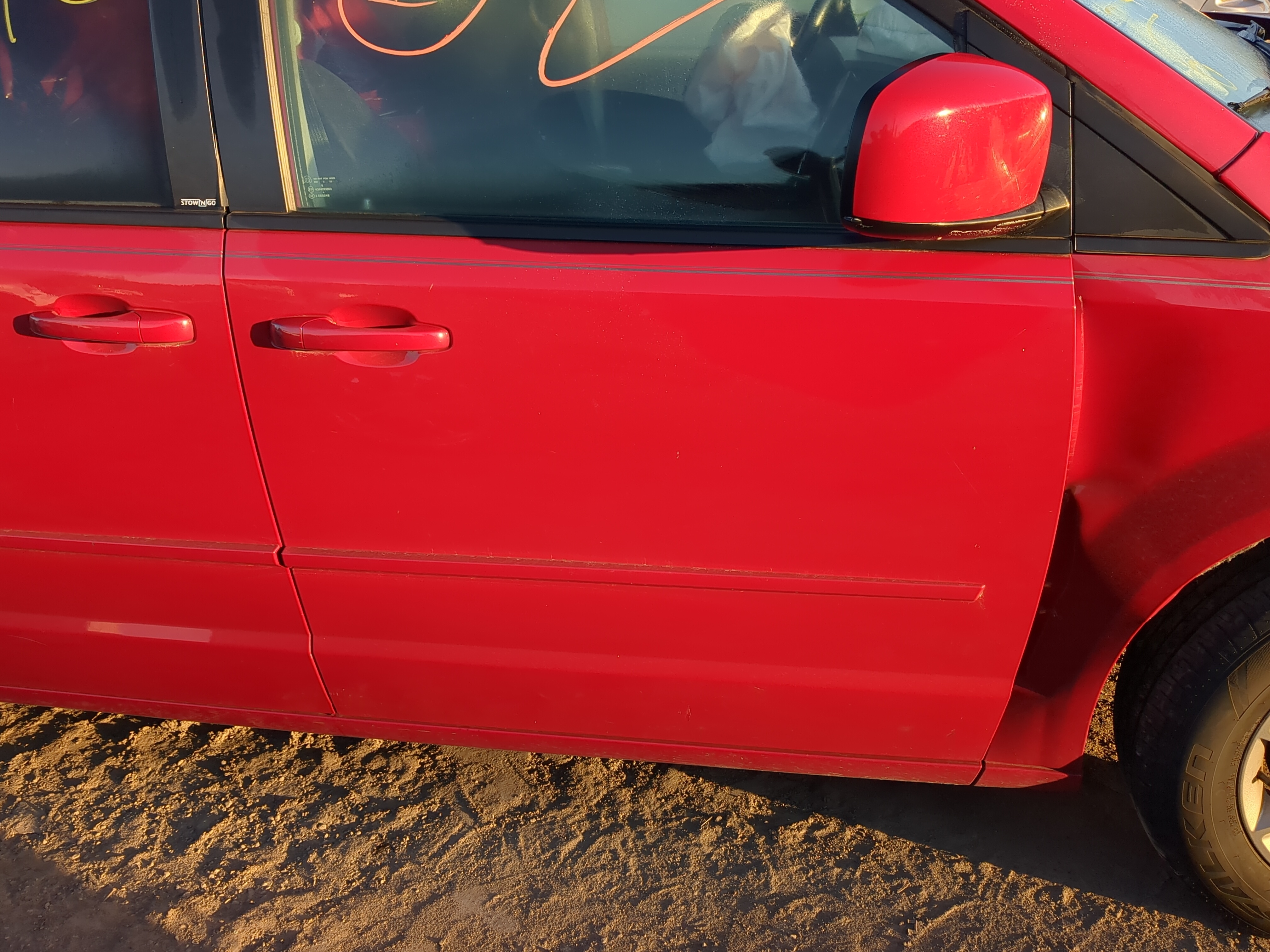 2008-2020 Dodge Grand Caravan Passenger Front Door Oem 1215671 - Oemusedautoparts1.com