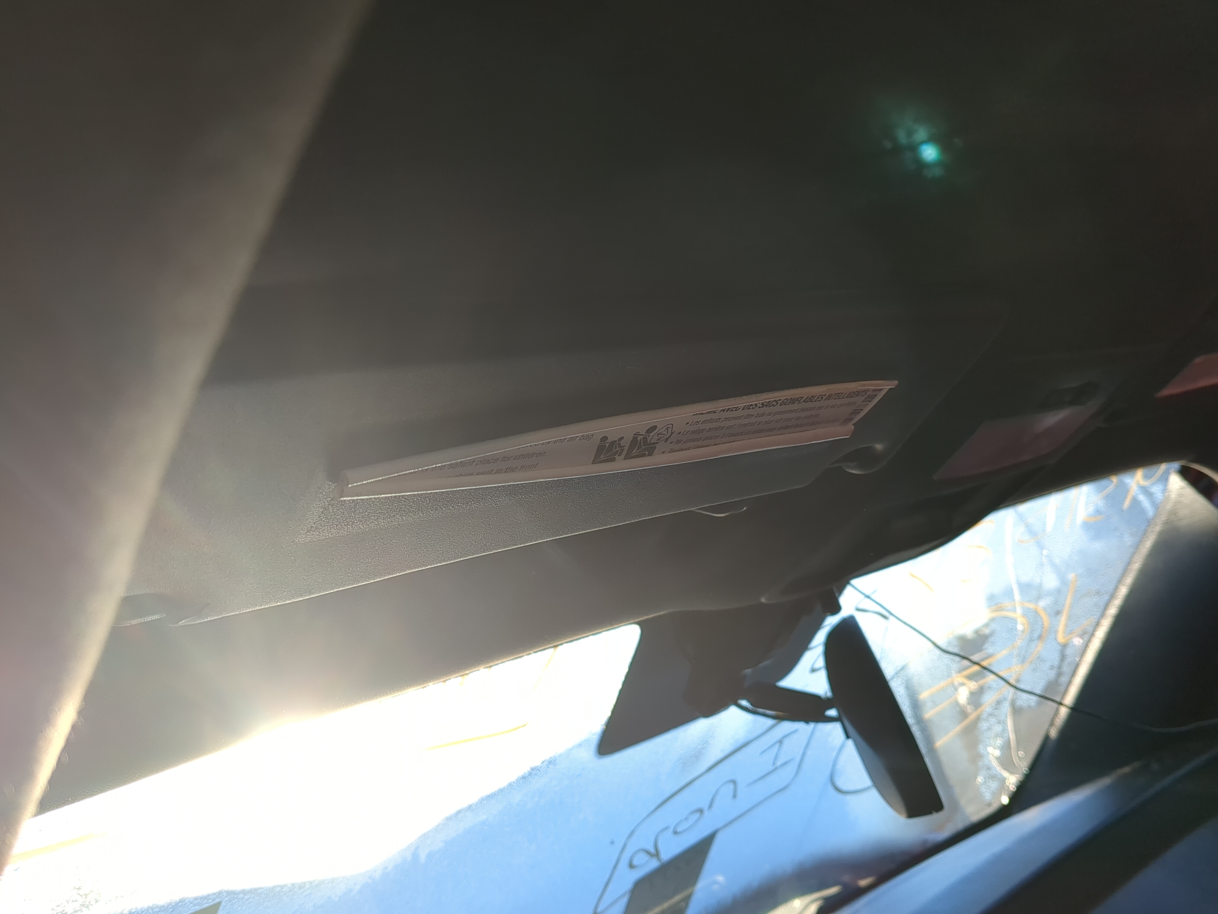 2010-2015 Chevrolet Camaro Driver Sun Visor Mirror Left Sunvisor 1215804 - Oemusedautoparts1.com