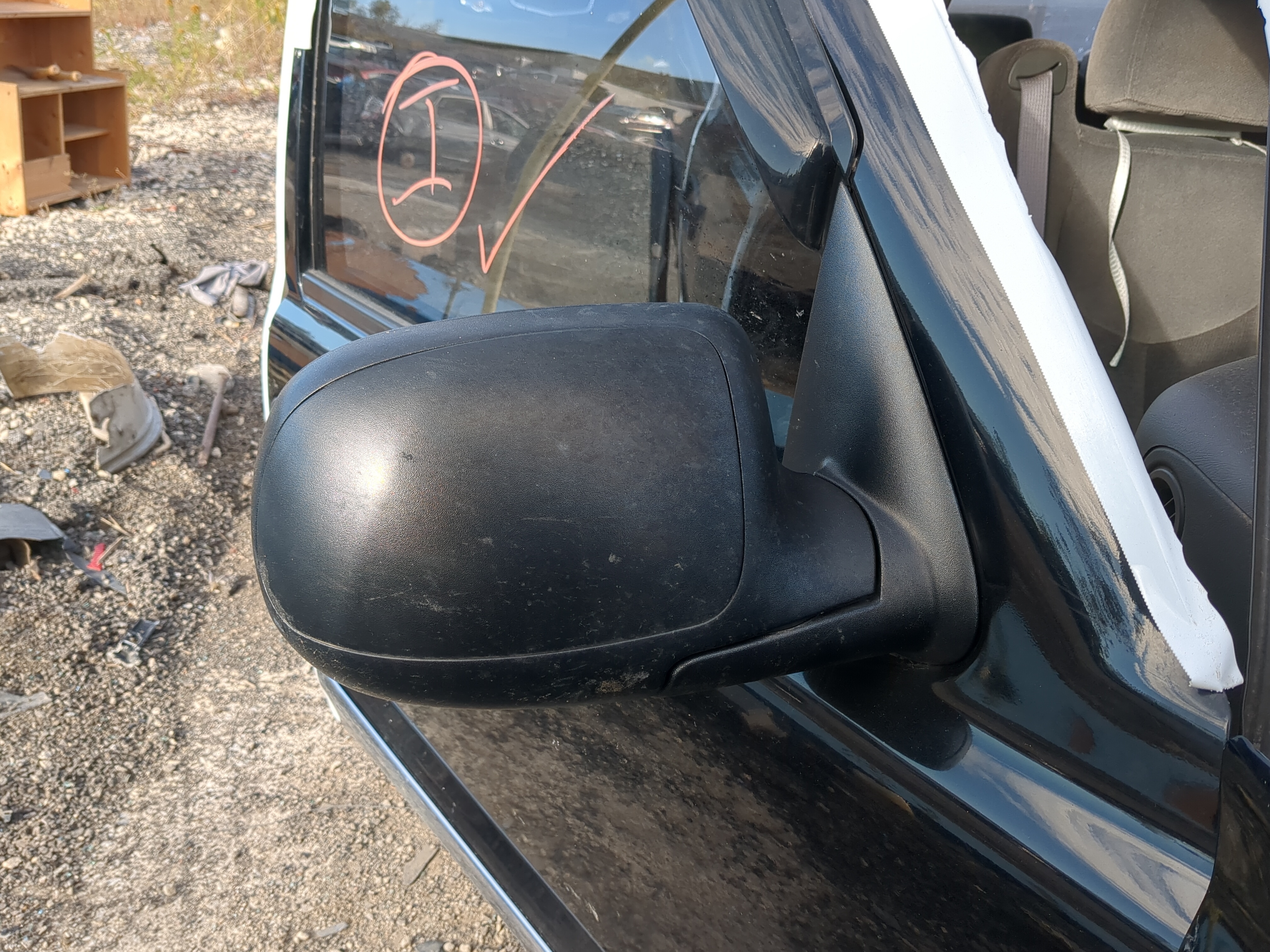 2003-2007 Gmc Sierra 1500 Passenger Right Side View Power Door Mirror 1216056 - Oemusedautoparts1.com