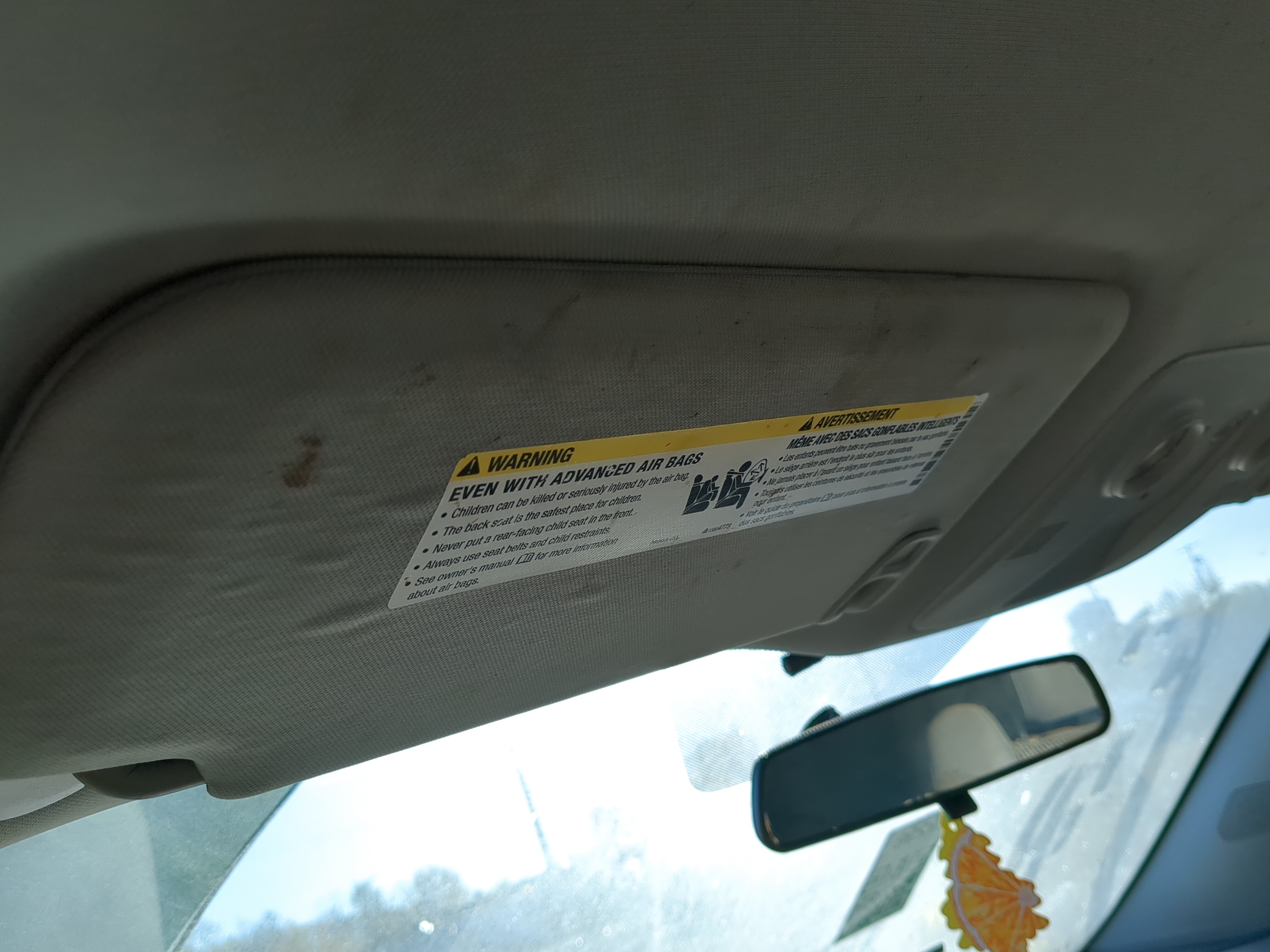 Chevrolet Traverse Driver Sun Visor Mirror Left Sunvisor 1216101 - Oemusedautoparts1.com