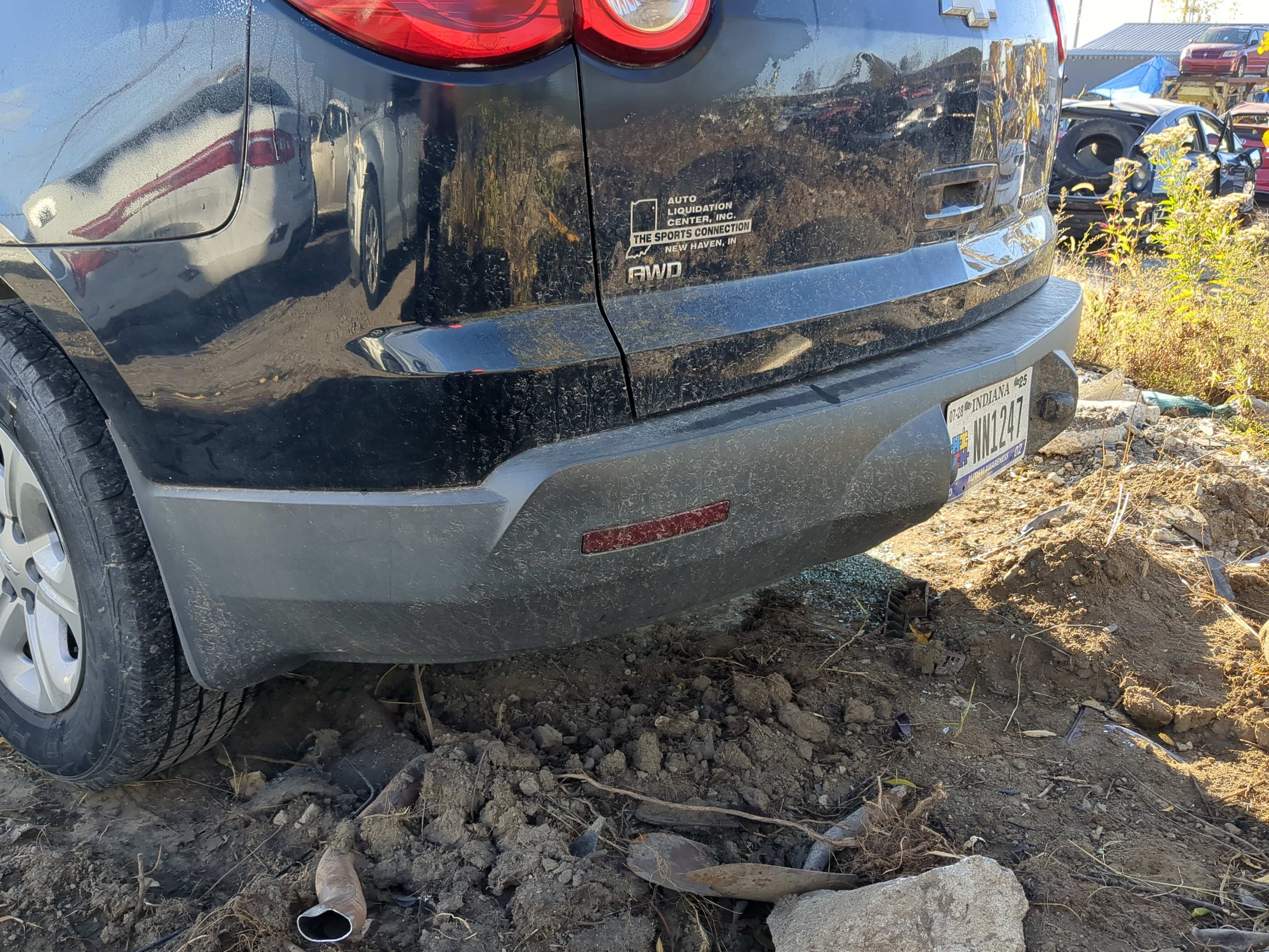 2010 Chevrolet Traverse Rear Bumper Assembly Oem 1216209 - Oemusedautoparts1.com