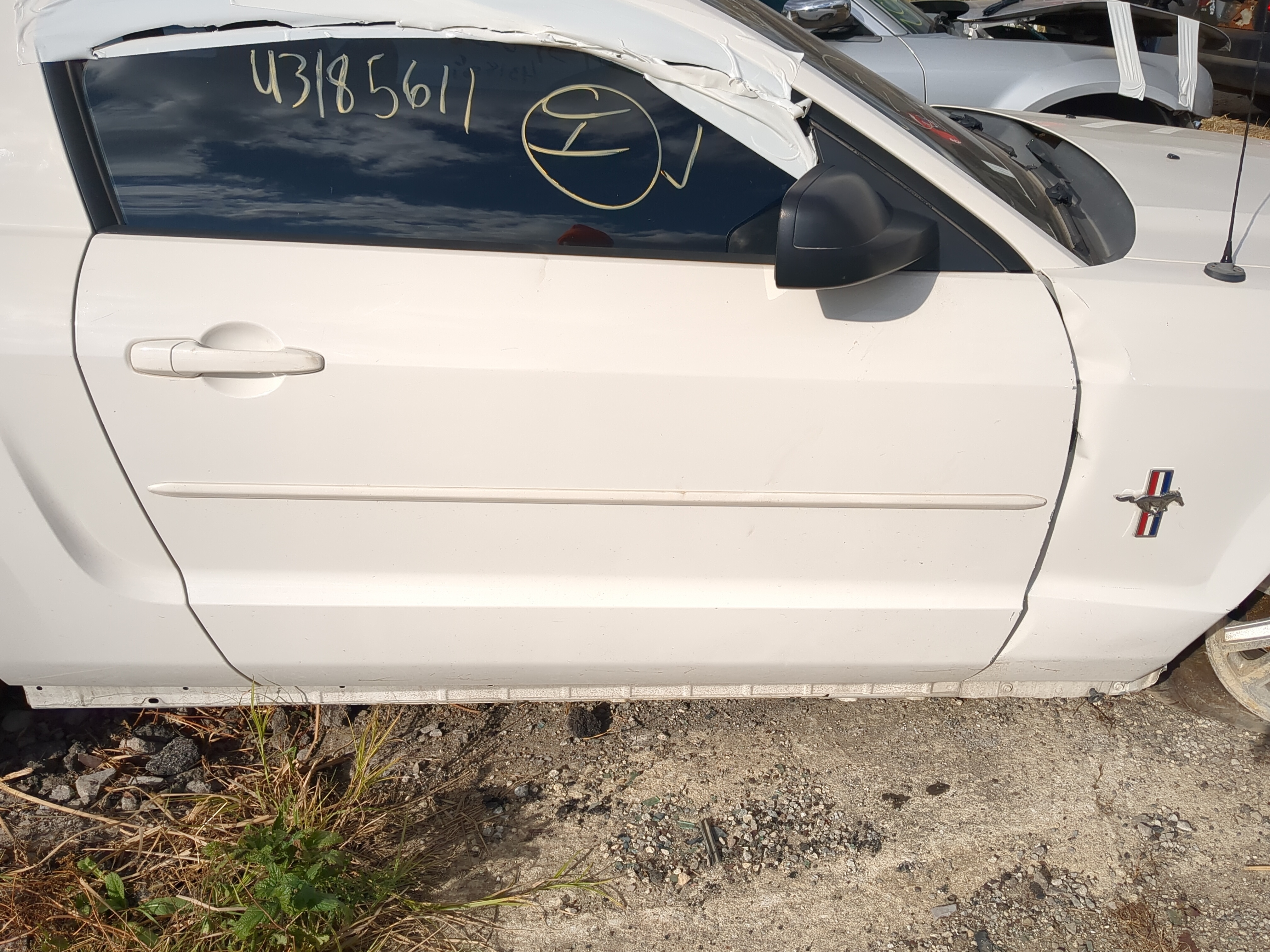 2005-2009 Ford Mustang Passenger Front Door Oem 1217209 - Oemusedautoparts1.com