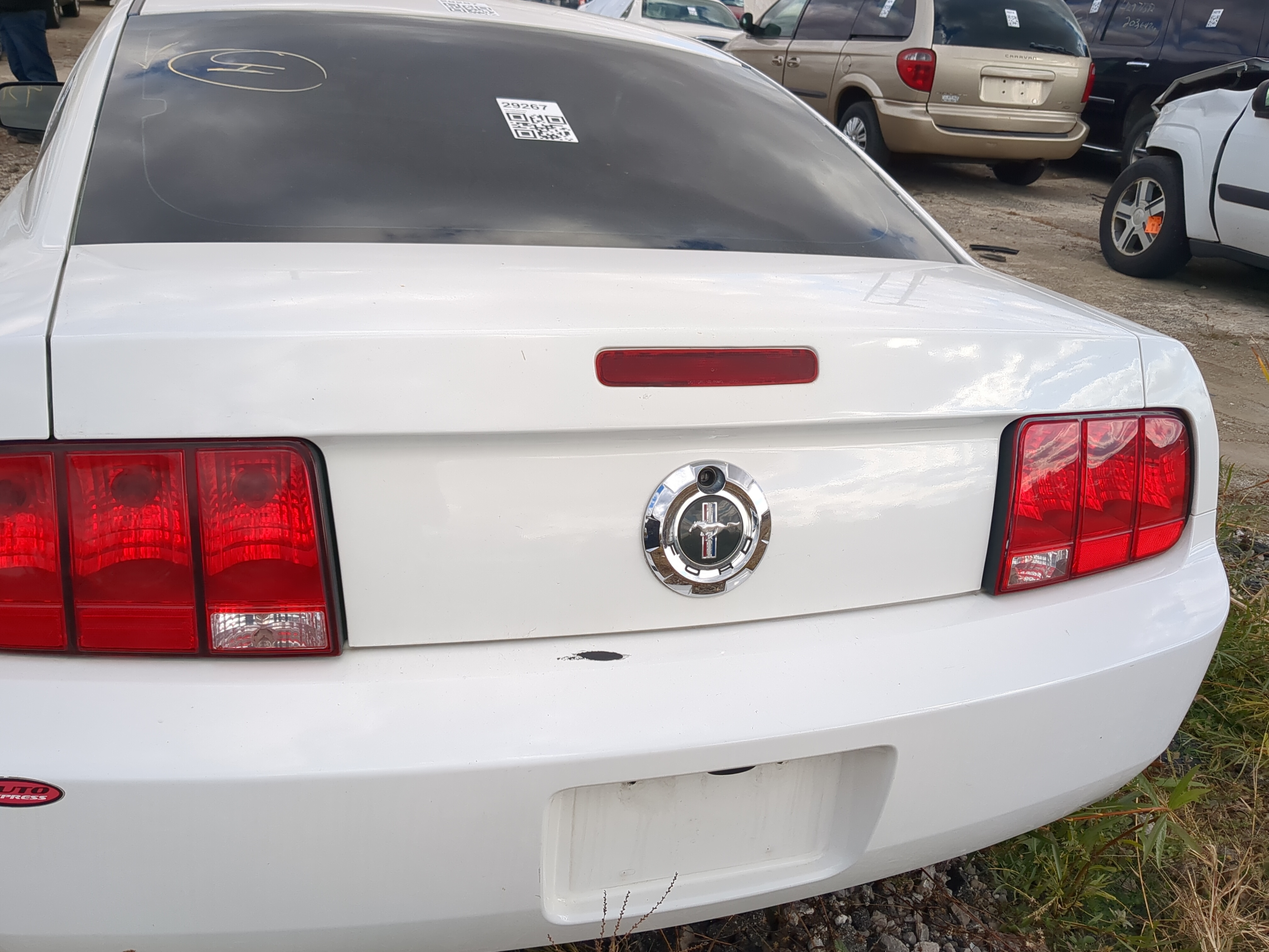 2007-2009 Ford Mustang Trunk/decklid/hatch/tailgate Oem 1217259 - Oemusedautoparts1.com