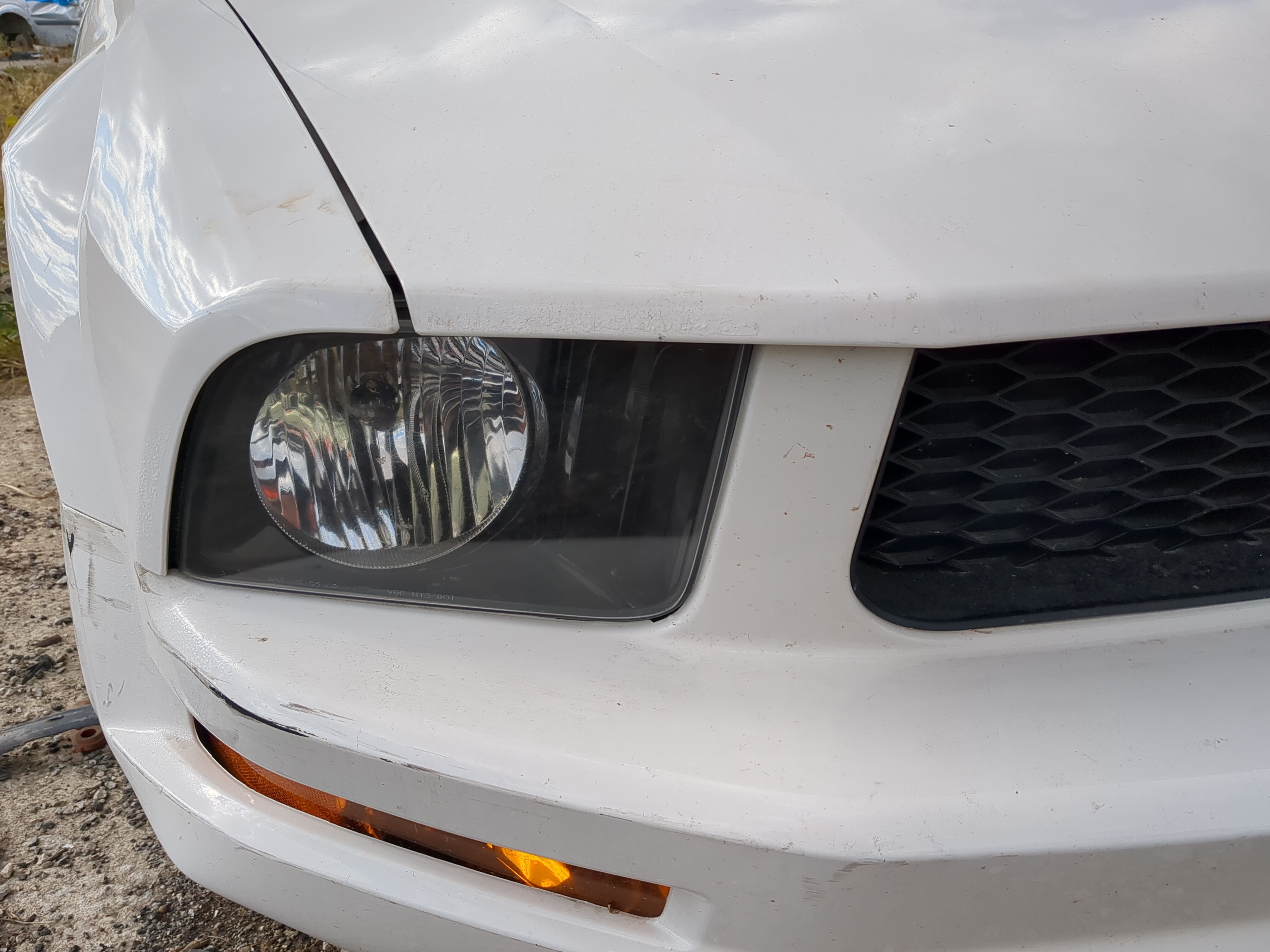 2007-2009 Ford Mustang Passenger Right Oem Head Light Headlight Lamp 1217296 - Oemusedautoparts1.com