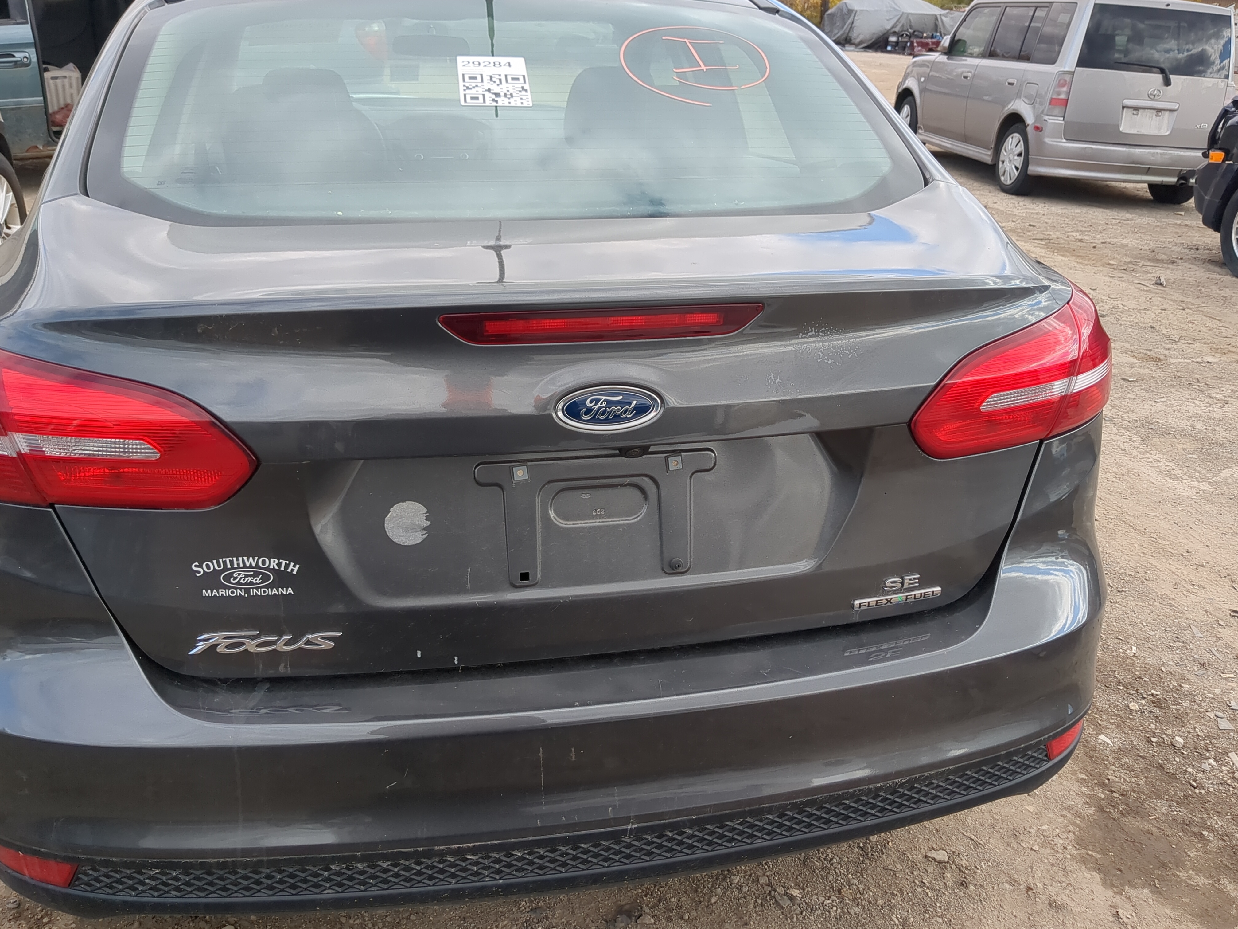 2015-2018 Ford Focus Trunk/decklid/hatch/tailgate Oem 1217695 - Oemusedautoparts1.com