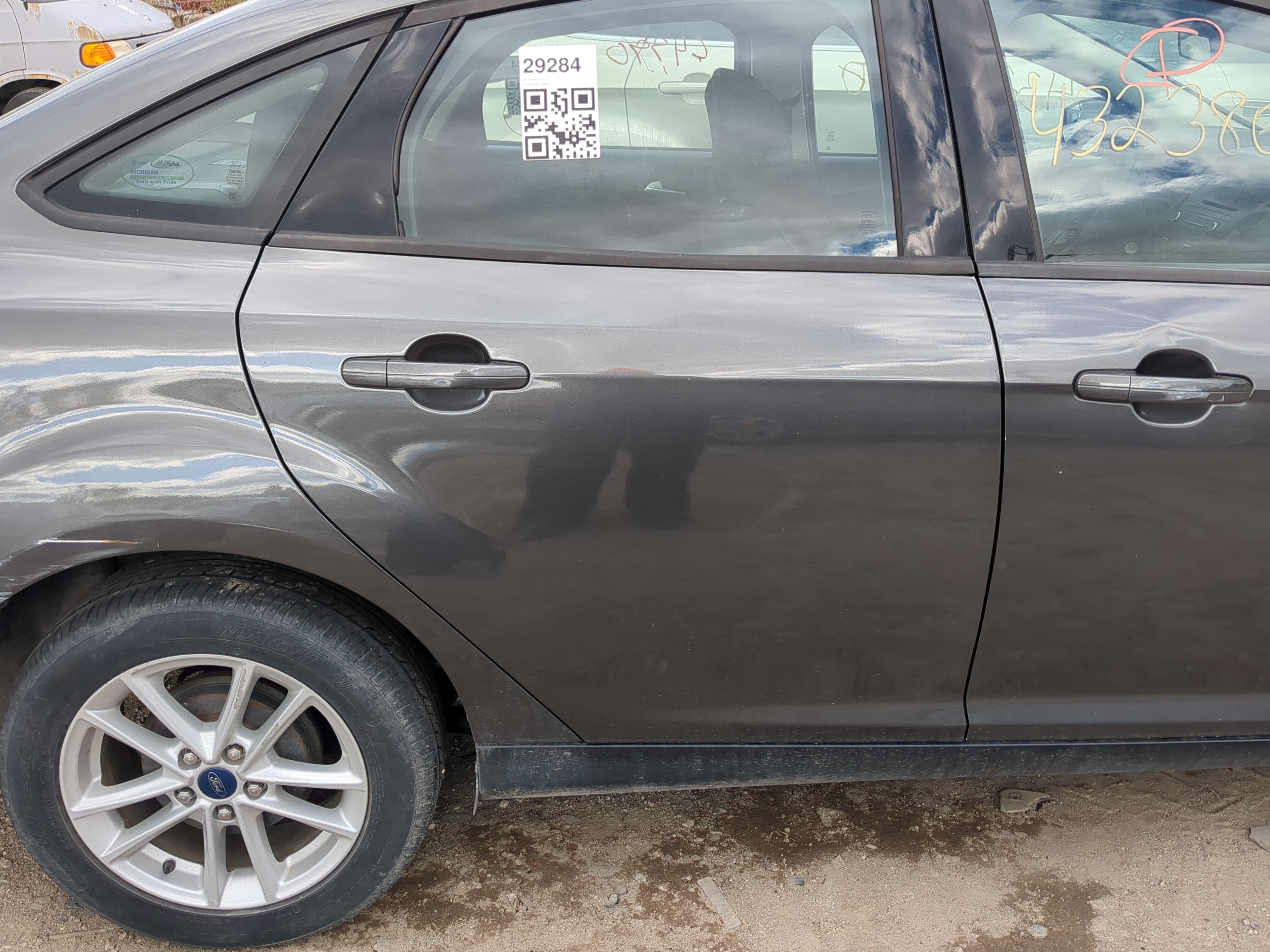 2012-2018 Ford Focus Passenger Rear Door Oem 1217703 - Oemusedautoparts1.com