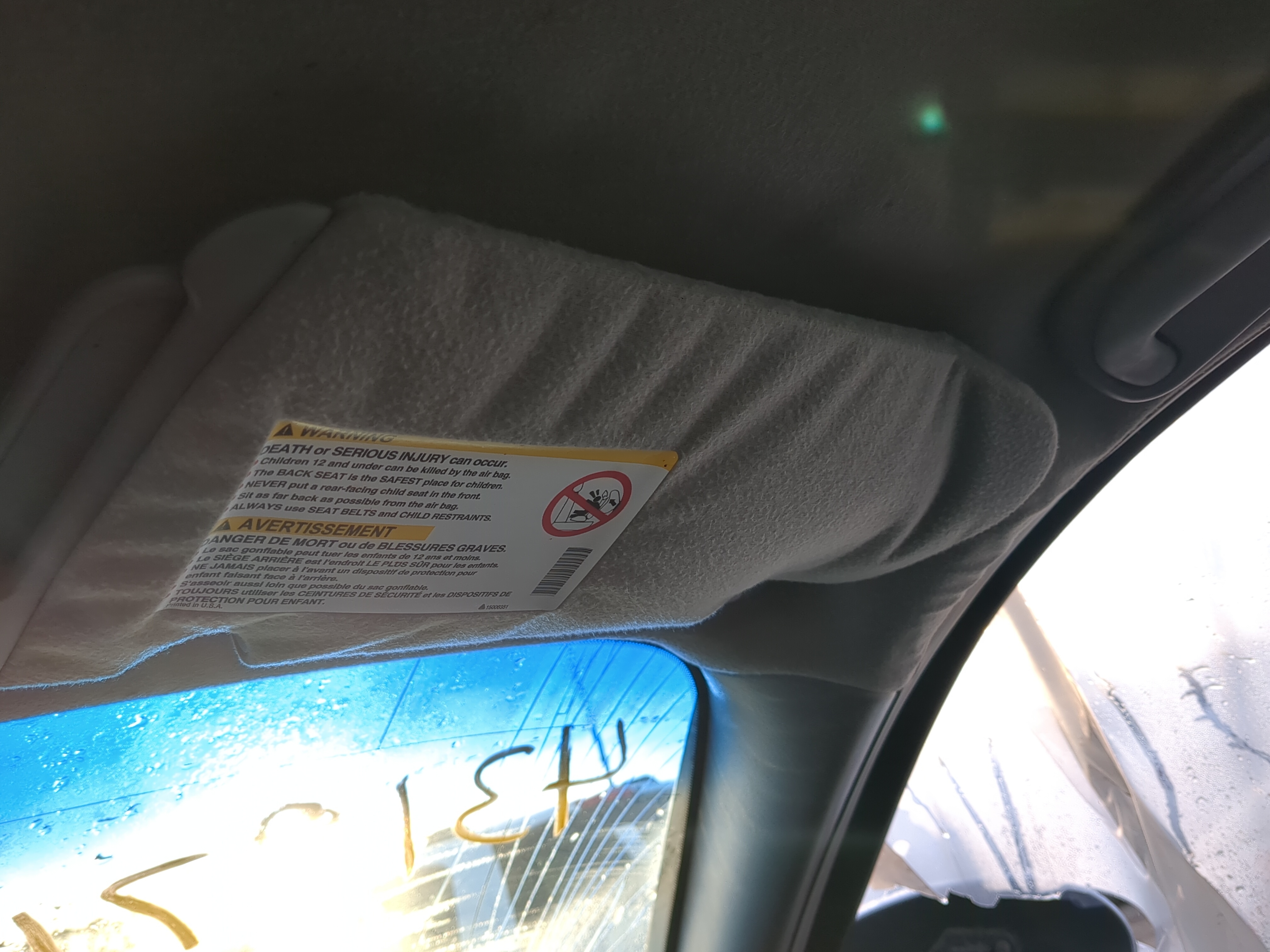 2000-2005 Buick Lesabre Passenger Sun Visor Mirror Right Sunvisor 1218194 - Oemusedautoparts1.com