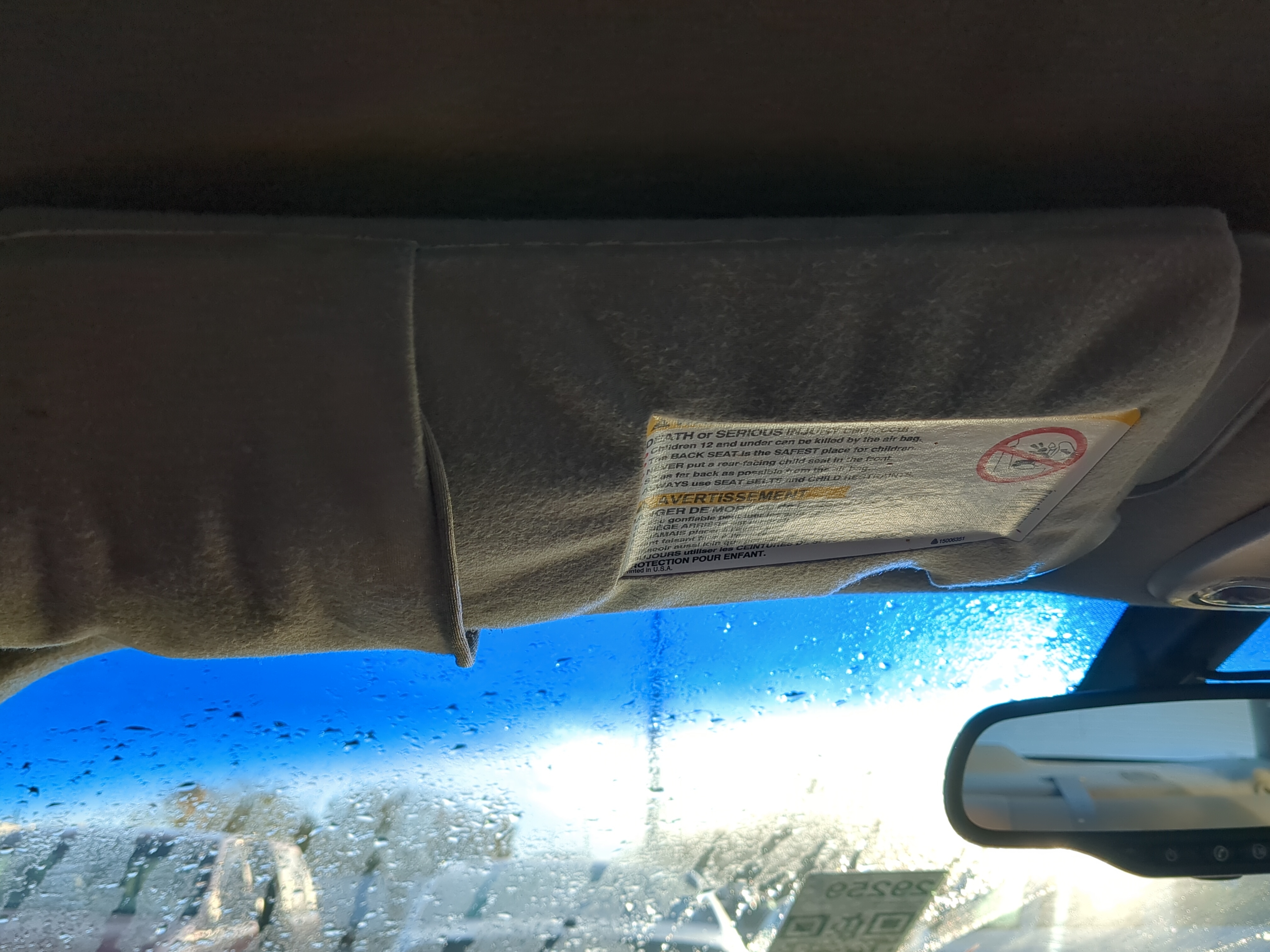 2000-2005 Buick Lesabre Driver Sun Visor Mirror Left Sunvisor 1218214 - Oemusedautoparts1.com