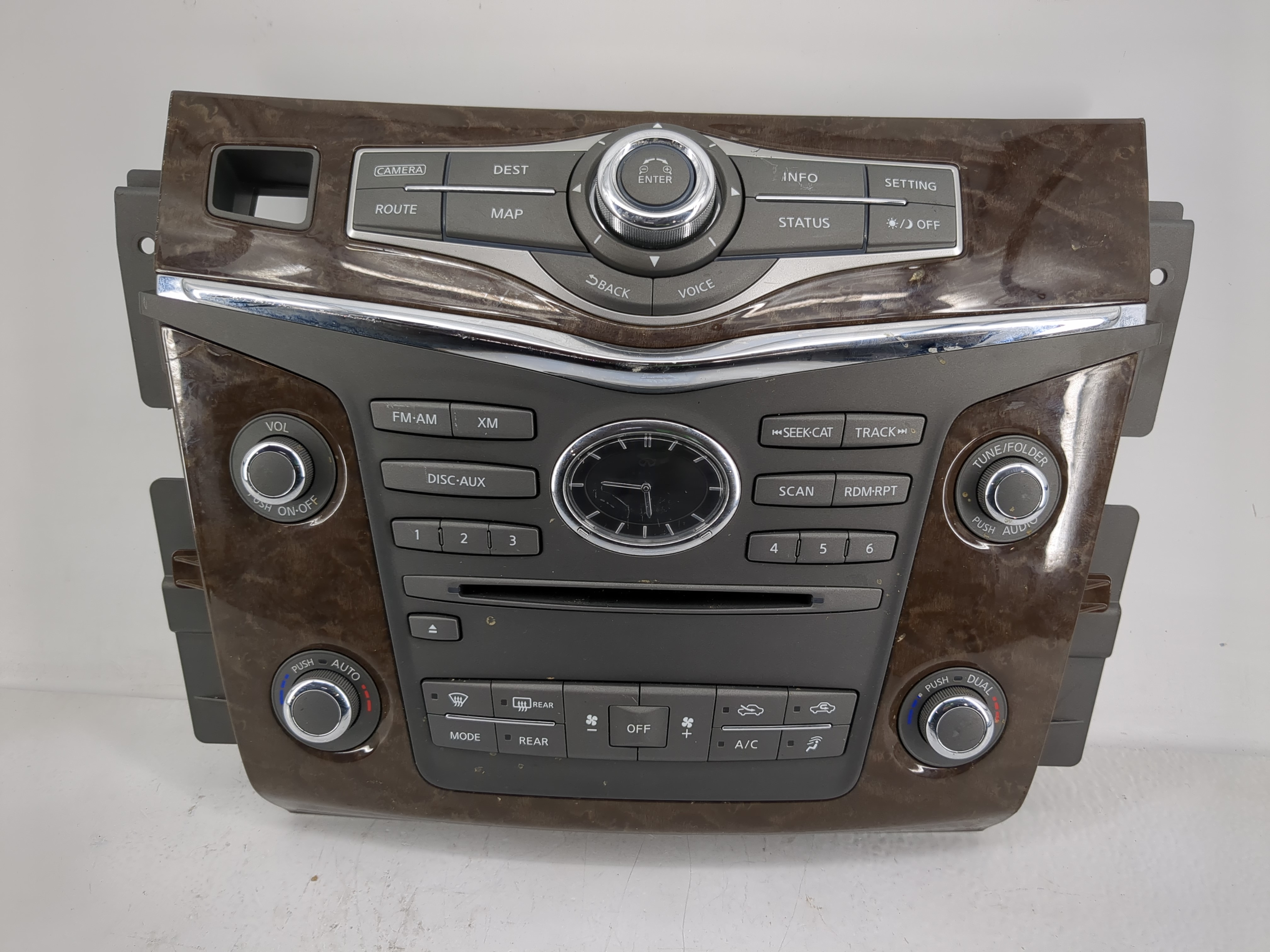 2014-2017 Infiniti Qx80 Radio Control Panel 1218279 - Oemusedautoparts1.com
