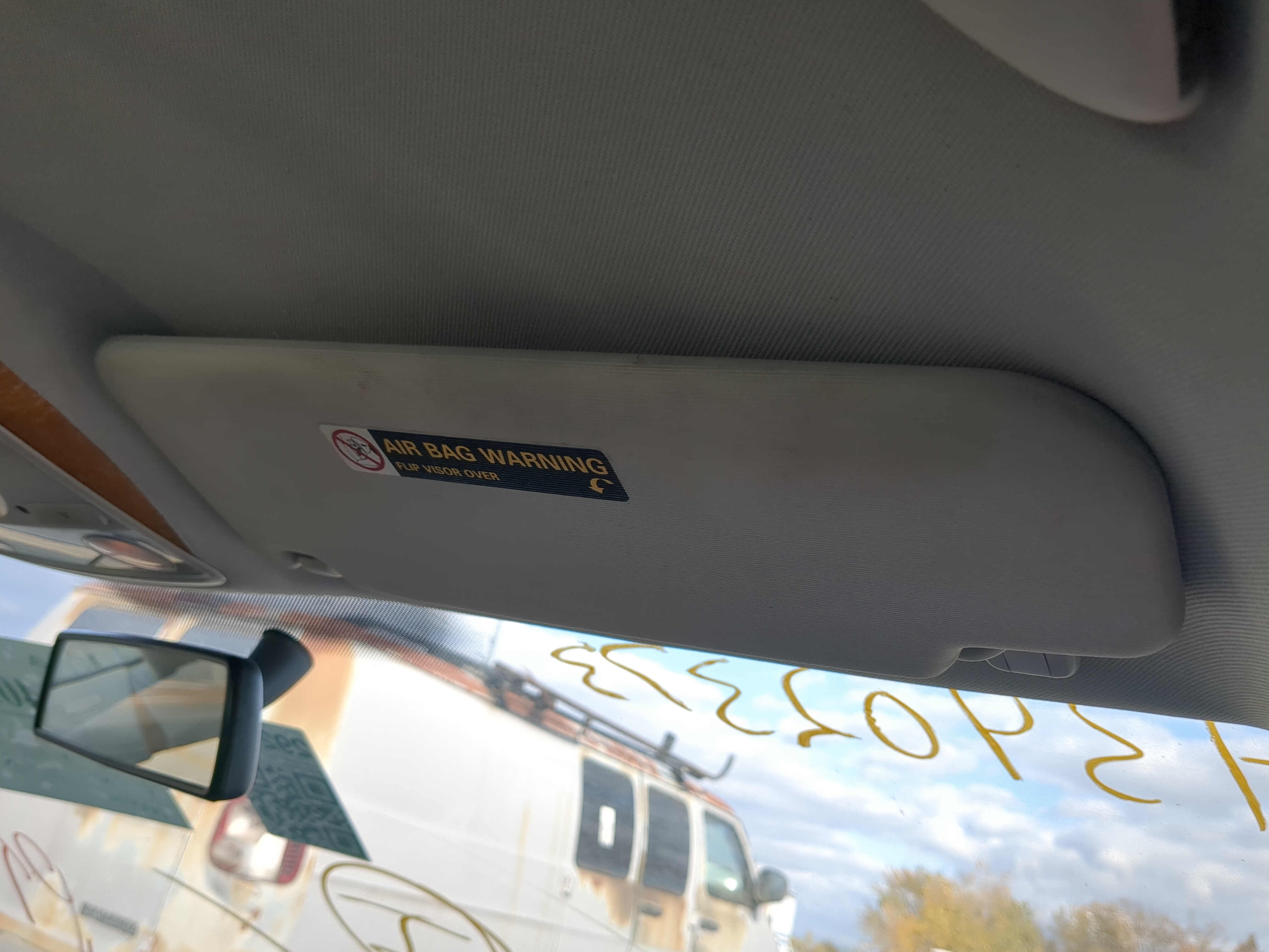 Picture of 2007-2010 Volkswagen Jetta Passenger Sun Visor Mirror Right Sunvisor 1218411
