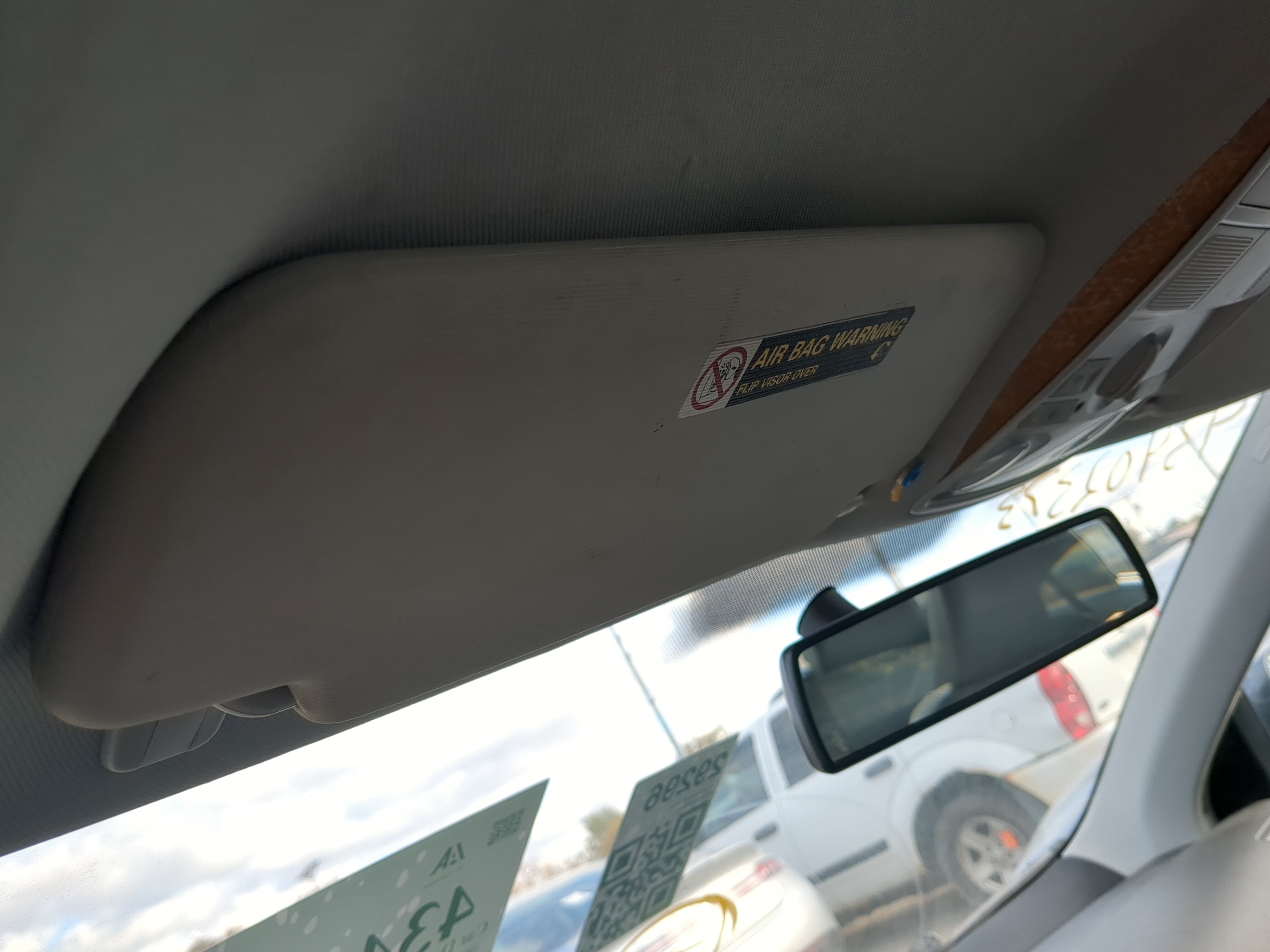 Picture of 2007-2010 Volkswagen Jetta Driver Sun Visor Mirror Left Sunvisor 1218453