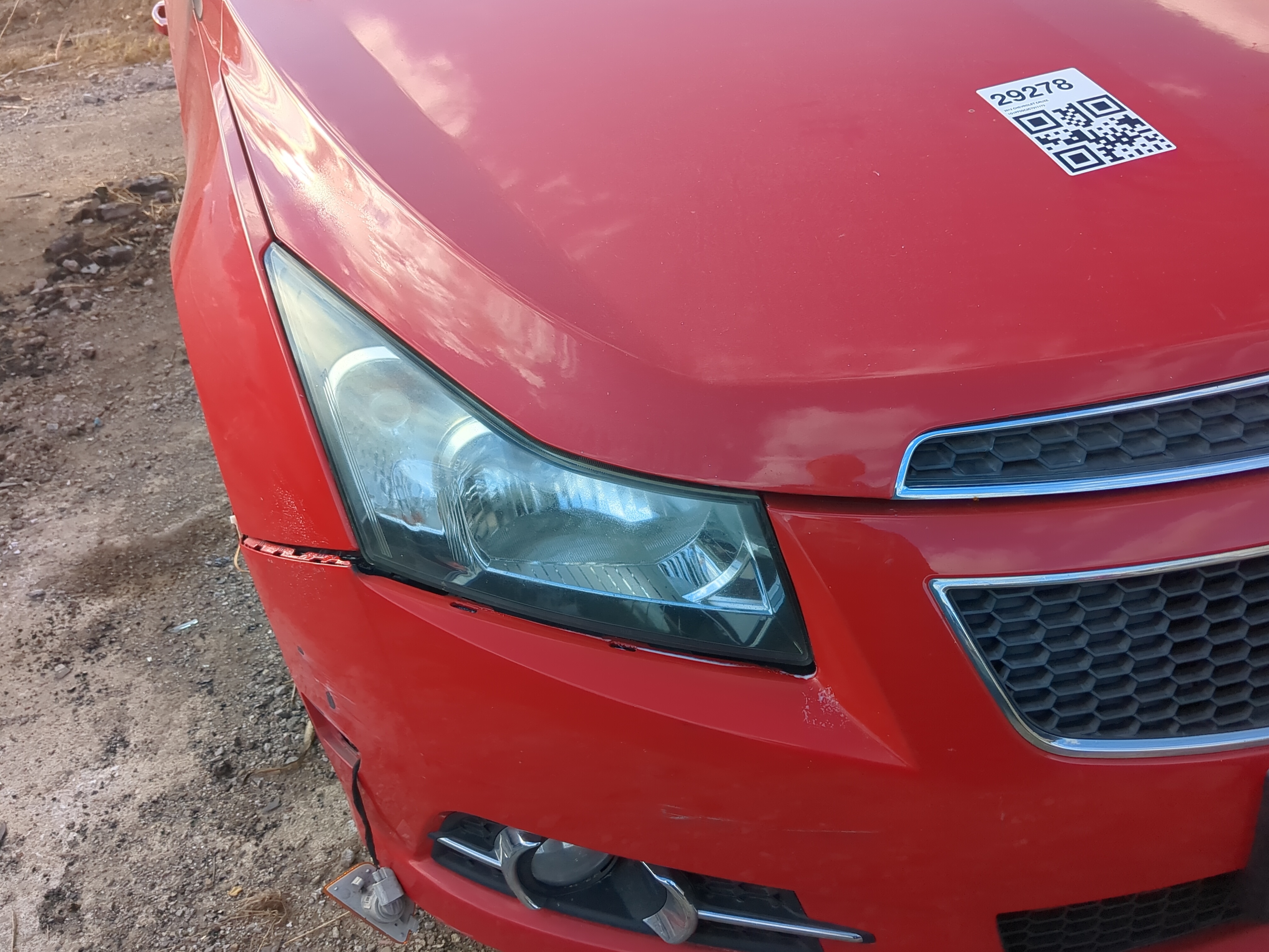 2012-2016 Chevrolet Cruze Passenger Right Oem Head Light Headlight Lamp 1218640 - Oemusedautoparts1.com