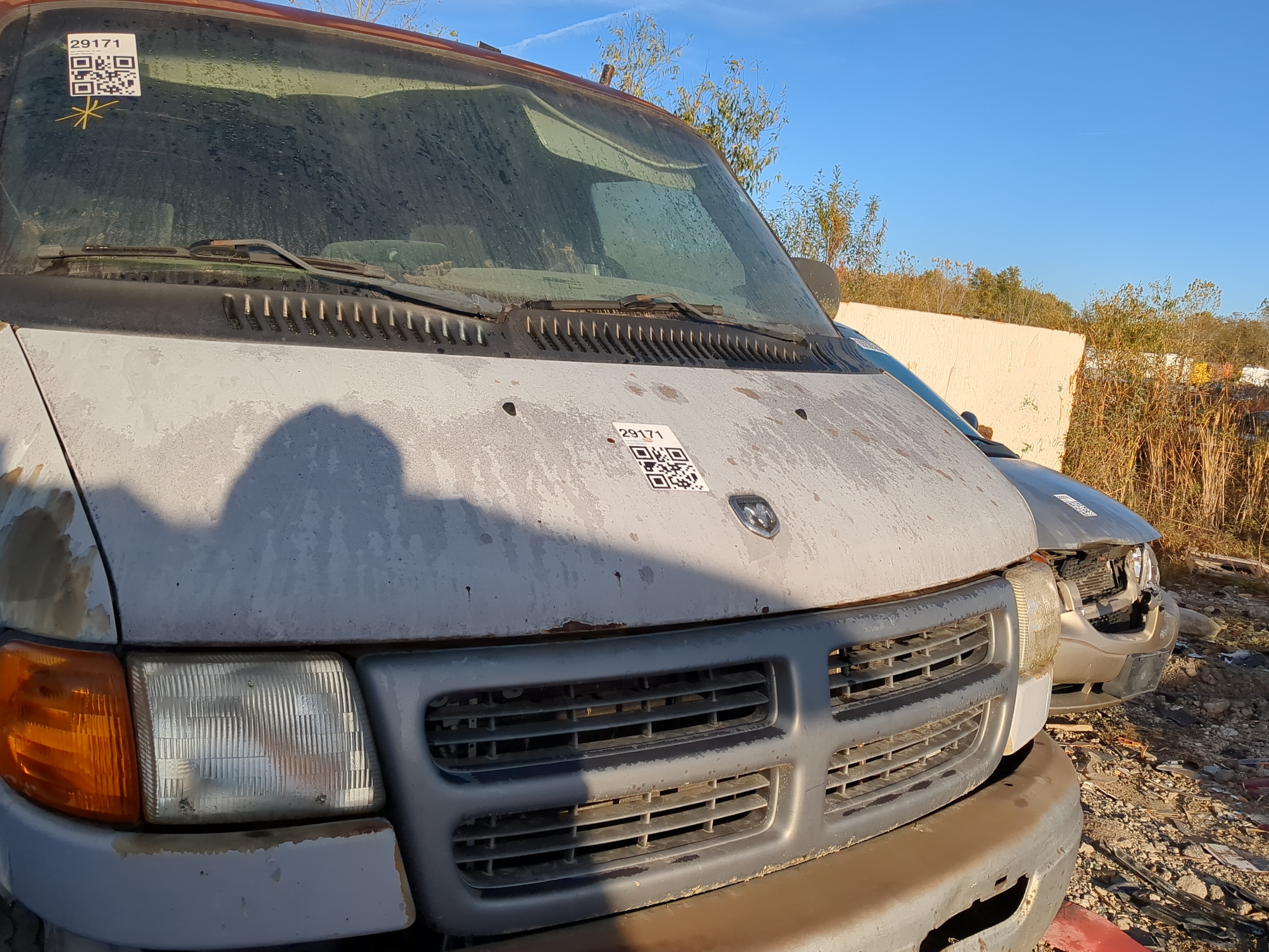 2003 Dodge Ram Van 2500 Hood Oem 1218745 - Oemusedautoparts1.com